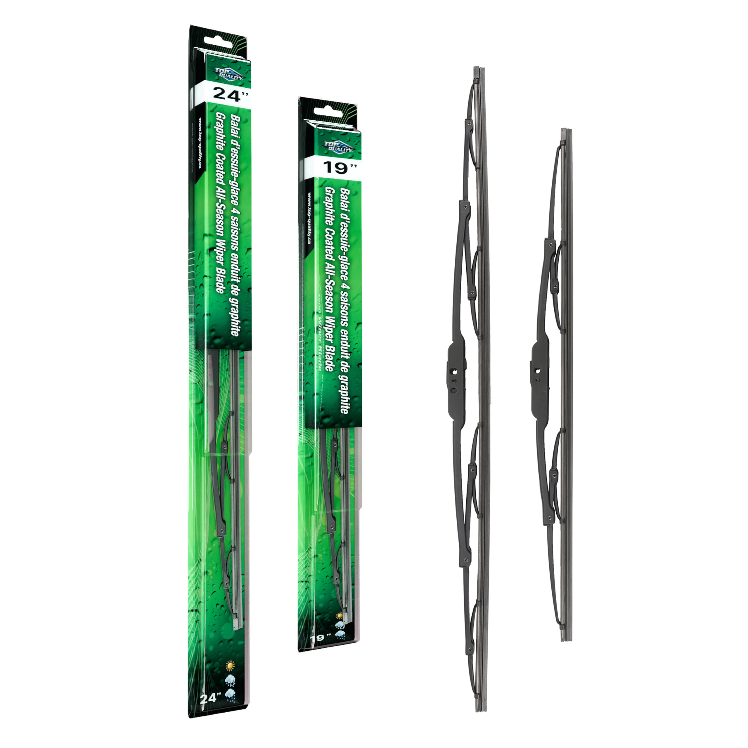 Top Quality K90-100110 Windshield Wiper Blade for 1990-2022 Nissan Armada, Chevrolet Malibu Limited, Chevrolet Impala & more - Front product image
