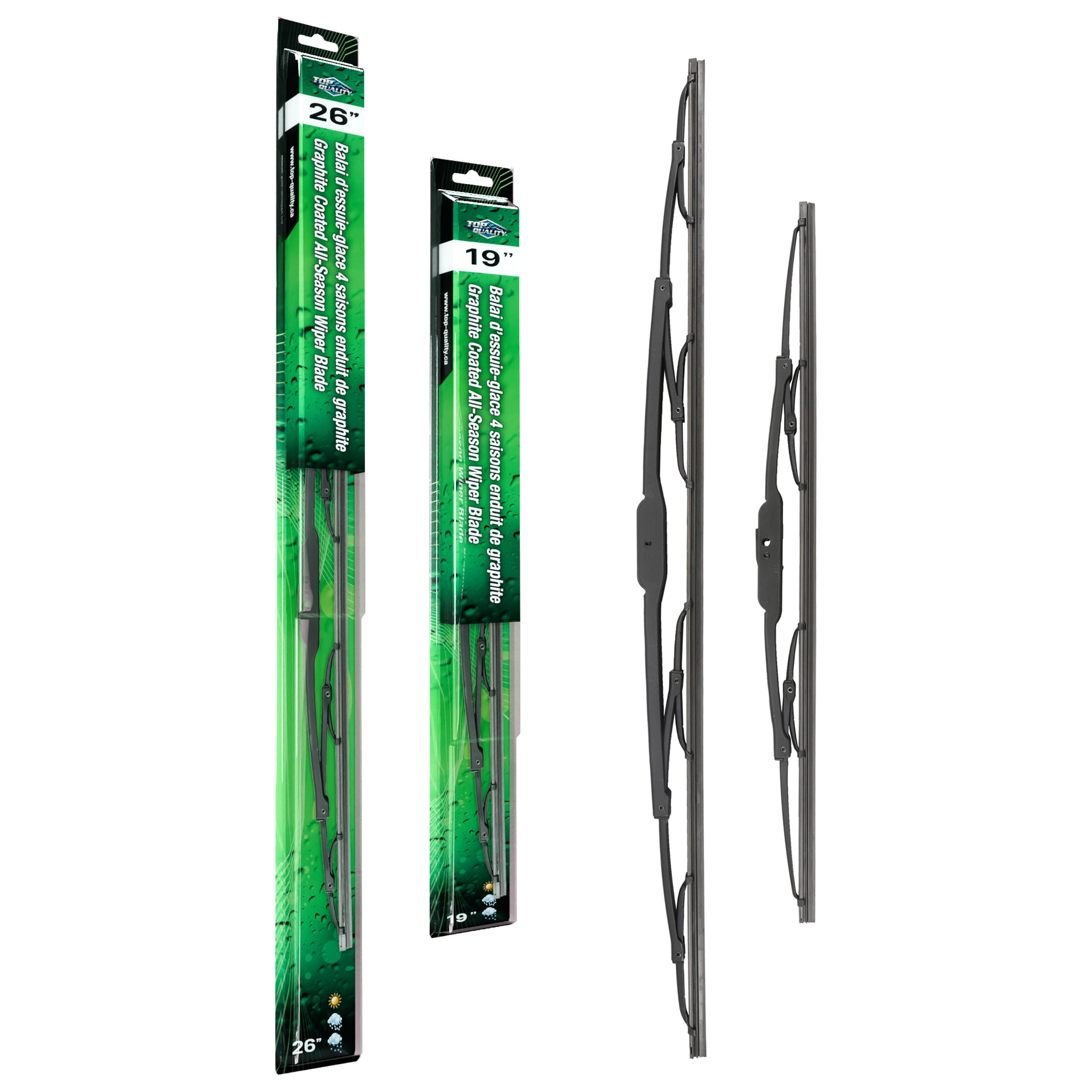 Top Quality K90-100111 Windshield Wiper Blade for 2004-2022 Chrysler 200, INFINITI Q70L, Acura RLX & more - Front product image