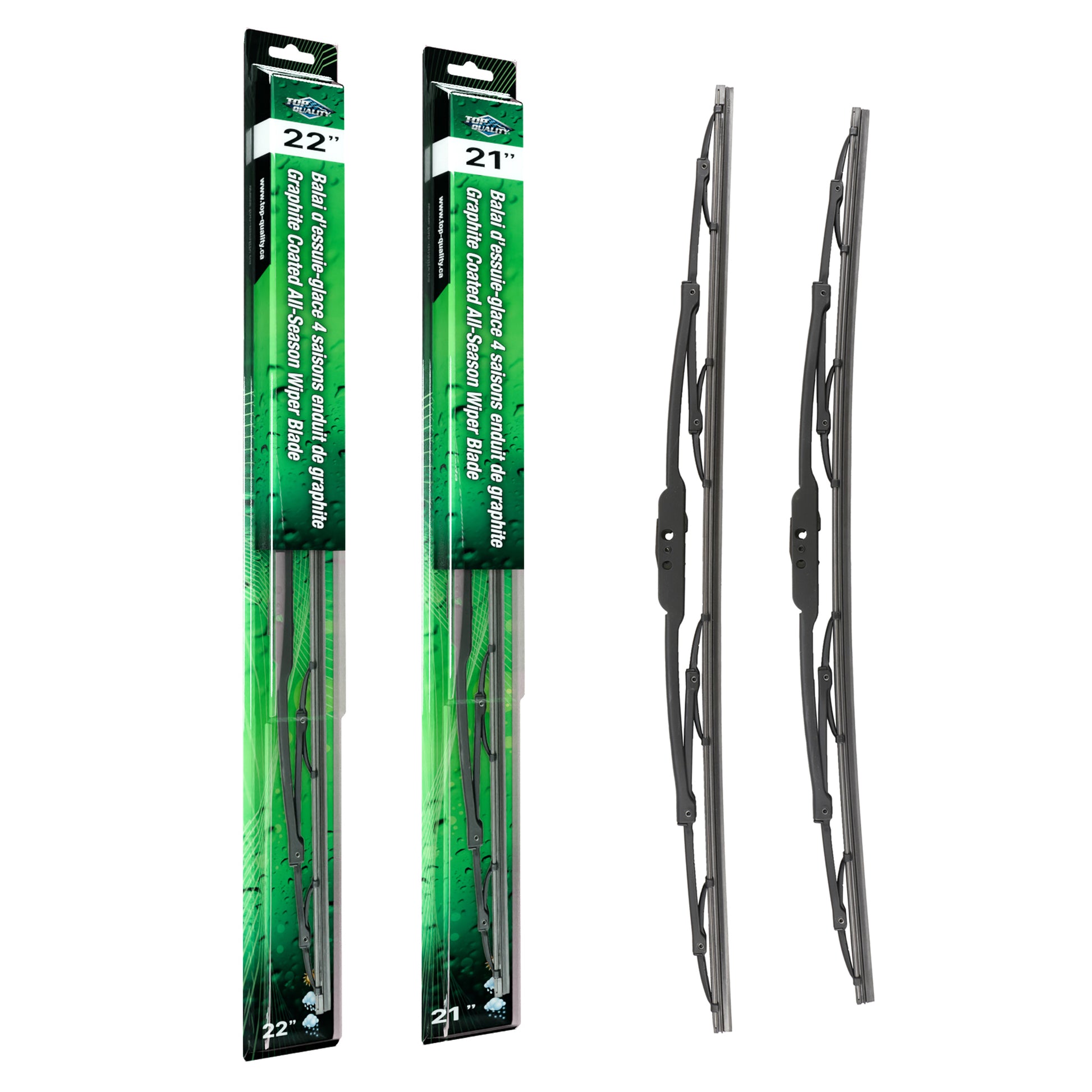 Top Quality K90-100146 Windshield Wiper Blade for 1990-2022 Mitsubishi RVR, Jaguar XKR-S, Chevrolet Impala & more - Front product image