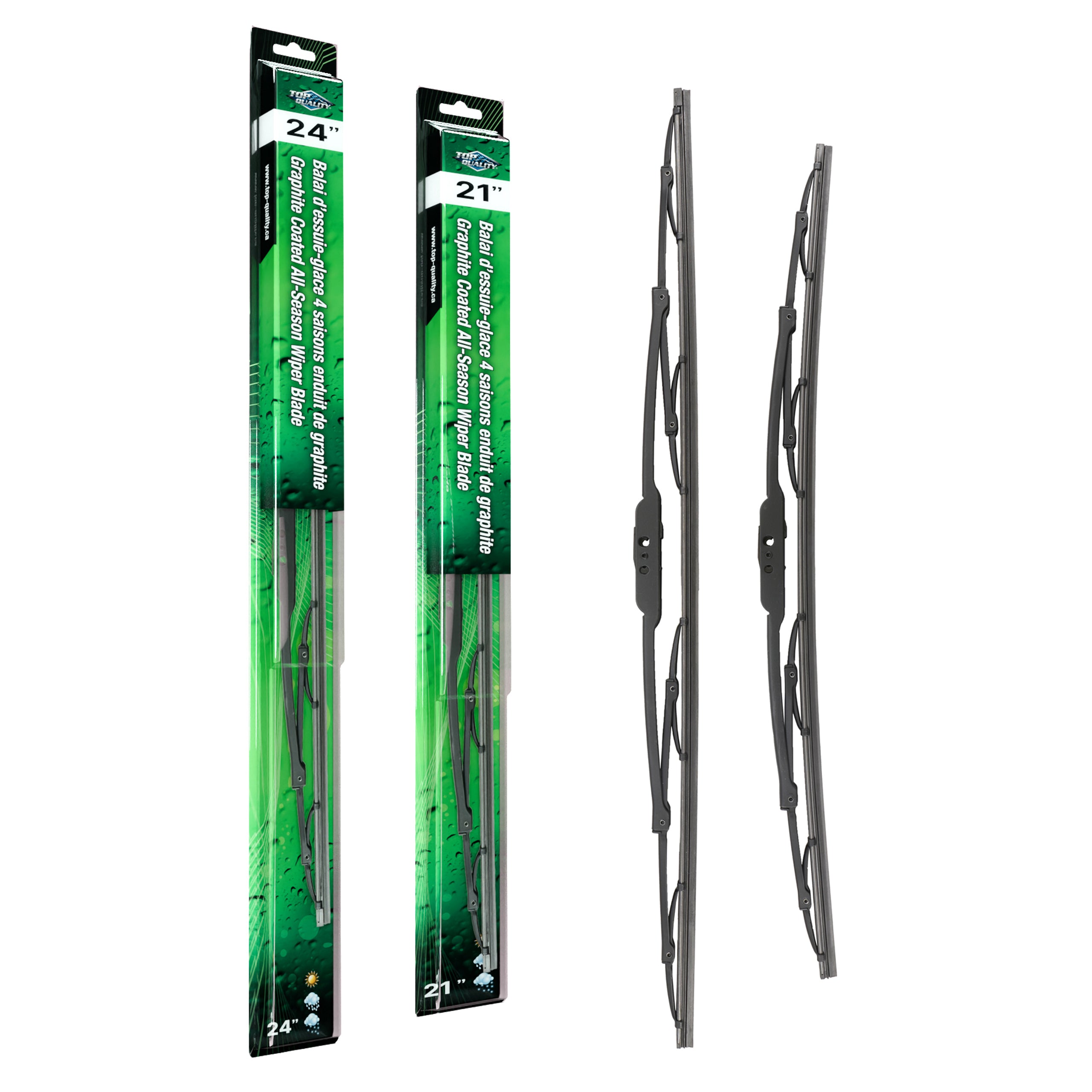 Top Quality K90-100147 Windshield Wiper Blade for 1999-2022 Chevrolet Corvette, Nissan TITAN, Nissan TITAN XD & more - Front product image