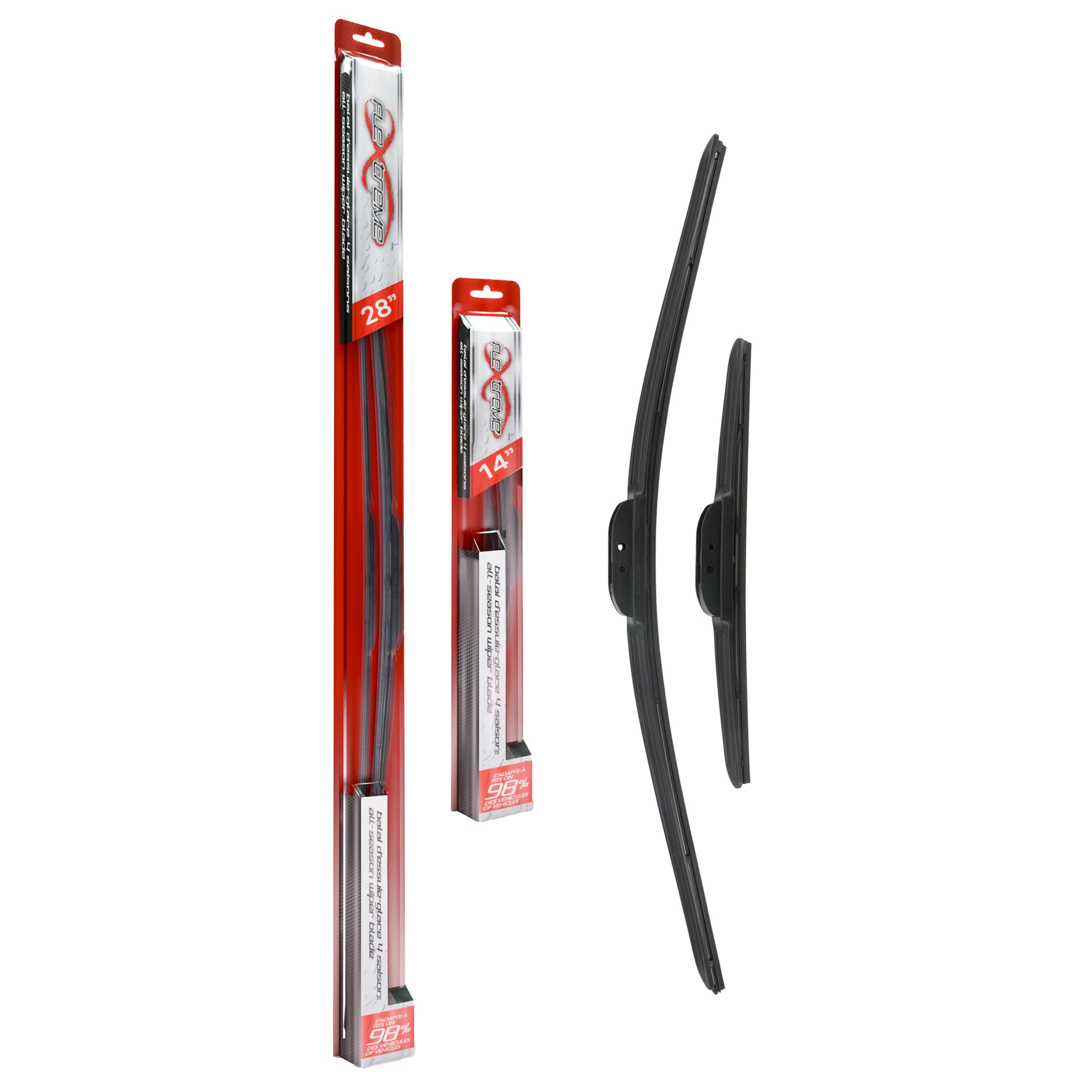 Flextreme K90-100204 Windshield Wiper Blade for 2009-2022 Toyota Corolla, Kia Forte, Kia Forte Koup & more - Front product image