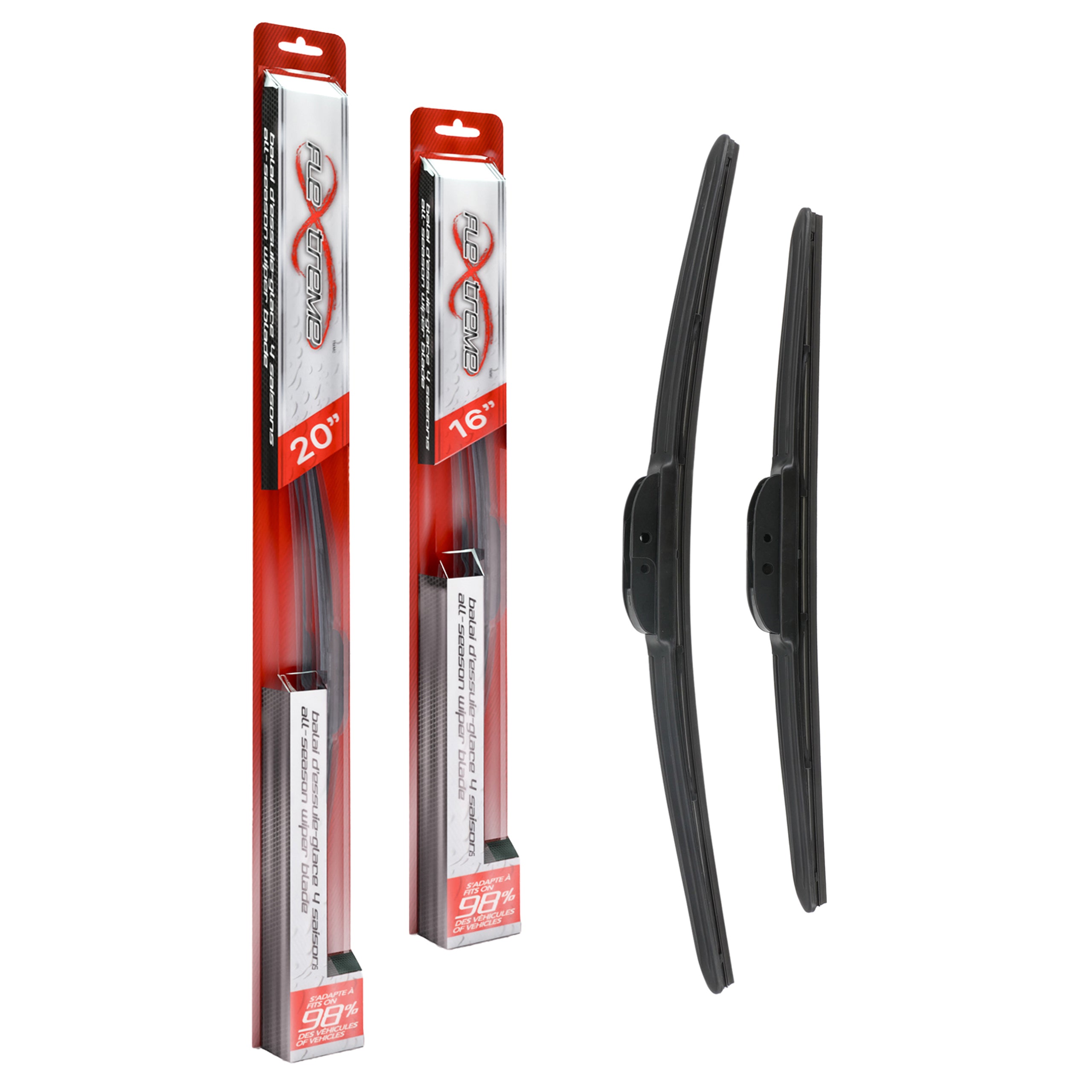 Flextreme K90-100226 Windshield Wiper Blade for 1991-1997 Eagle Summit, Ford Aspire, Dodge Colt - Front product image