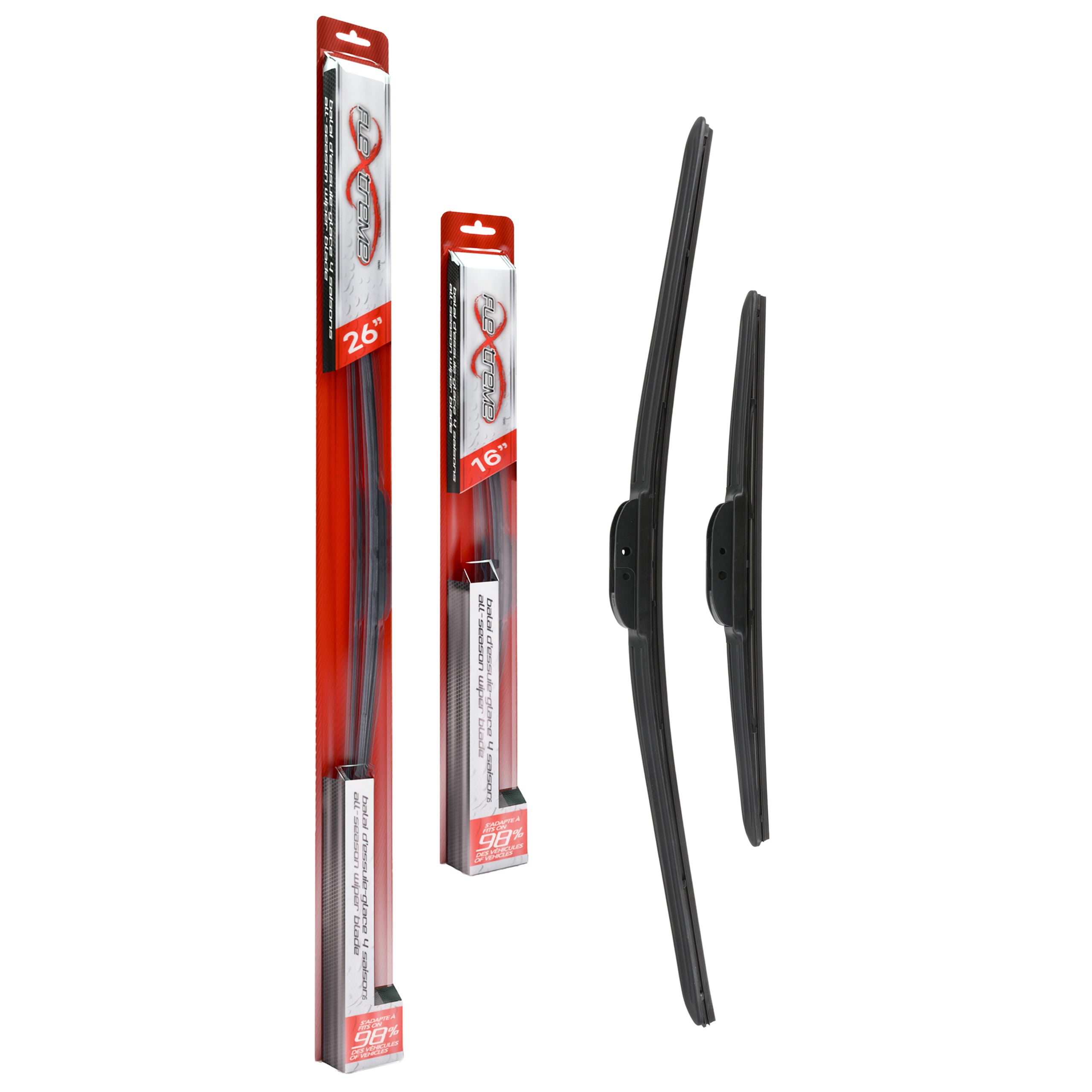 Flextreme K90-100229 Windshield Wiper Blade for 2000-2022 Hyundai Kona N, Genesis GV80, Kia K5 & more - Front product image