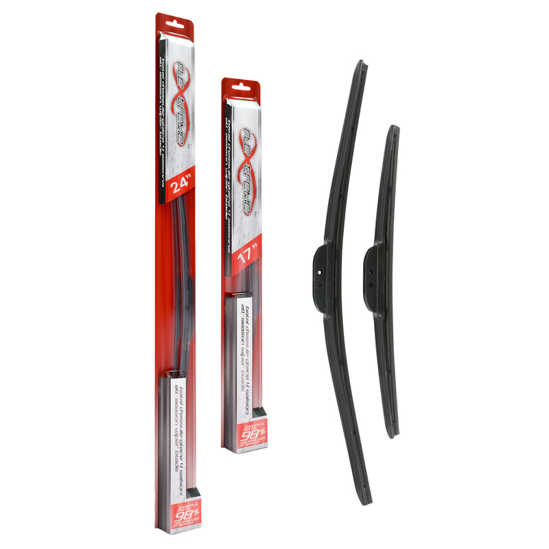 Flextreme K90-100247 Windshield Wiper Blade for 1999-2018 Toyota Yaris, INFINITI QX50, BMW 335i xDrive & more - Front product image