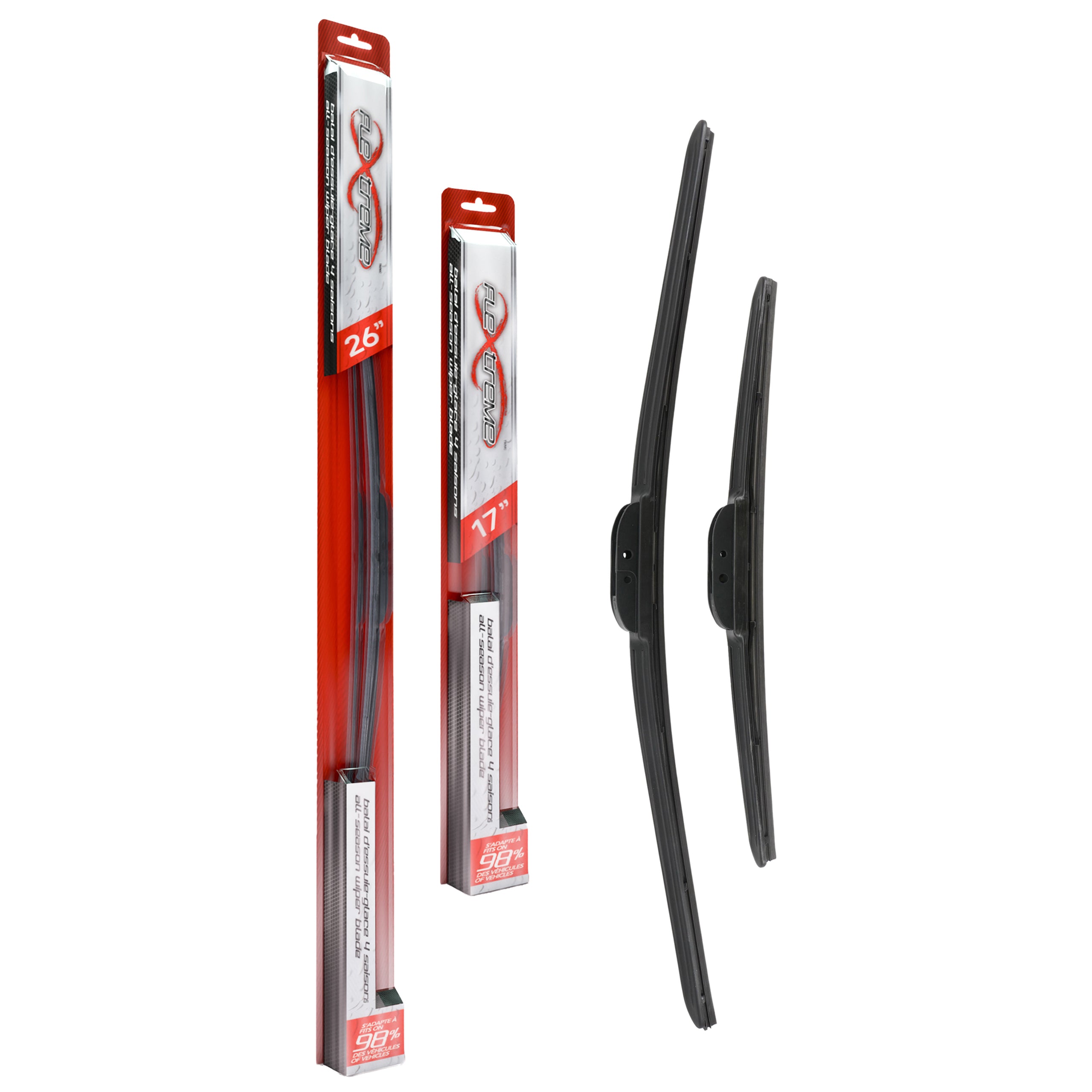 Flextreme K90-100248 Windshield Wiper Blade for 2000-2022 BMW Alpina B8 Gran Coupe, BMW M8, BMW 840i & more - Front product image