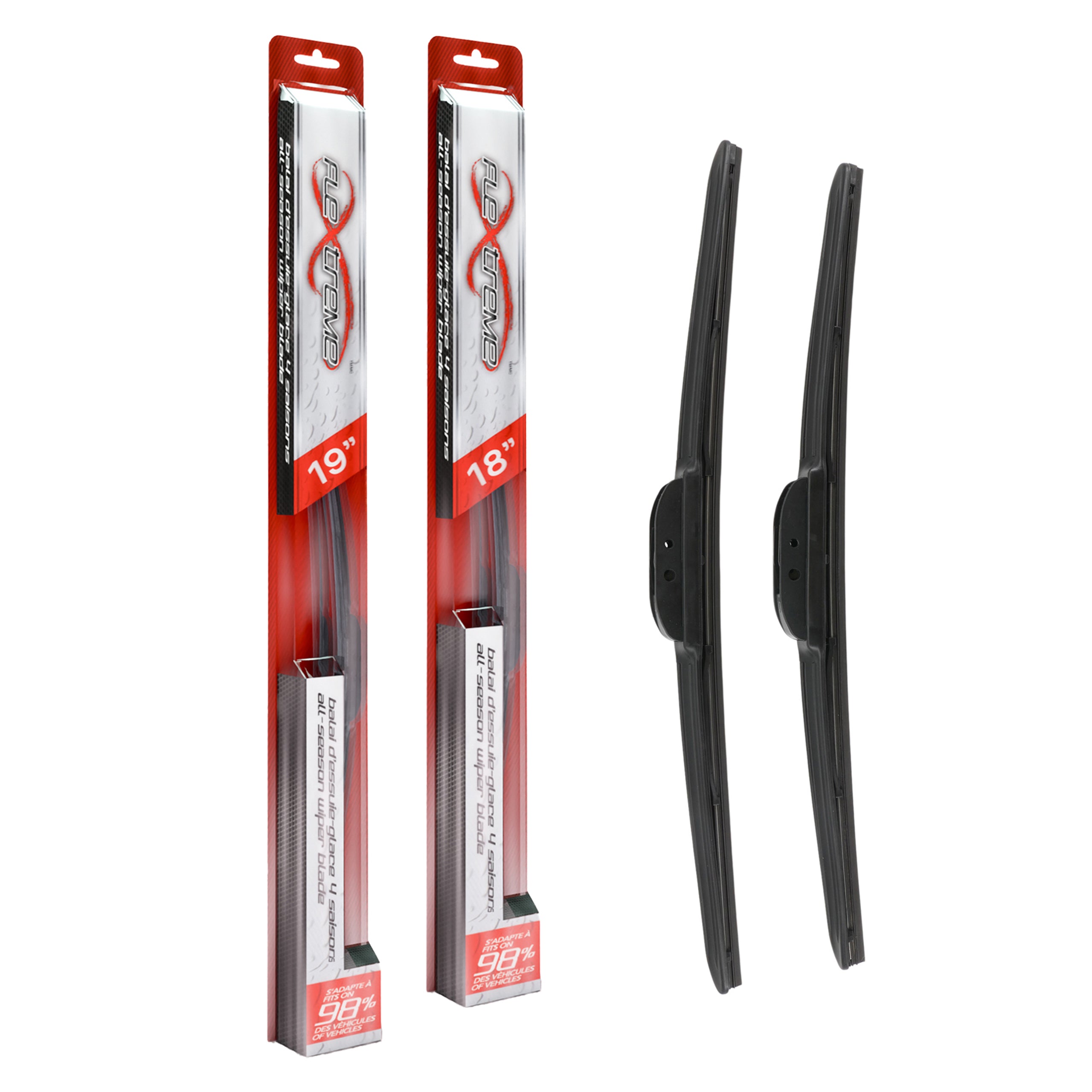Flextreme K90-100270 Windshield Wiper Blade for 1986-1995 Hyundai Scoupe, Mitsubishi Galant, Volkswagen Scirocco & more - Front product image