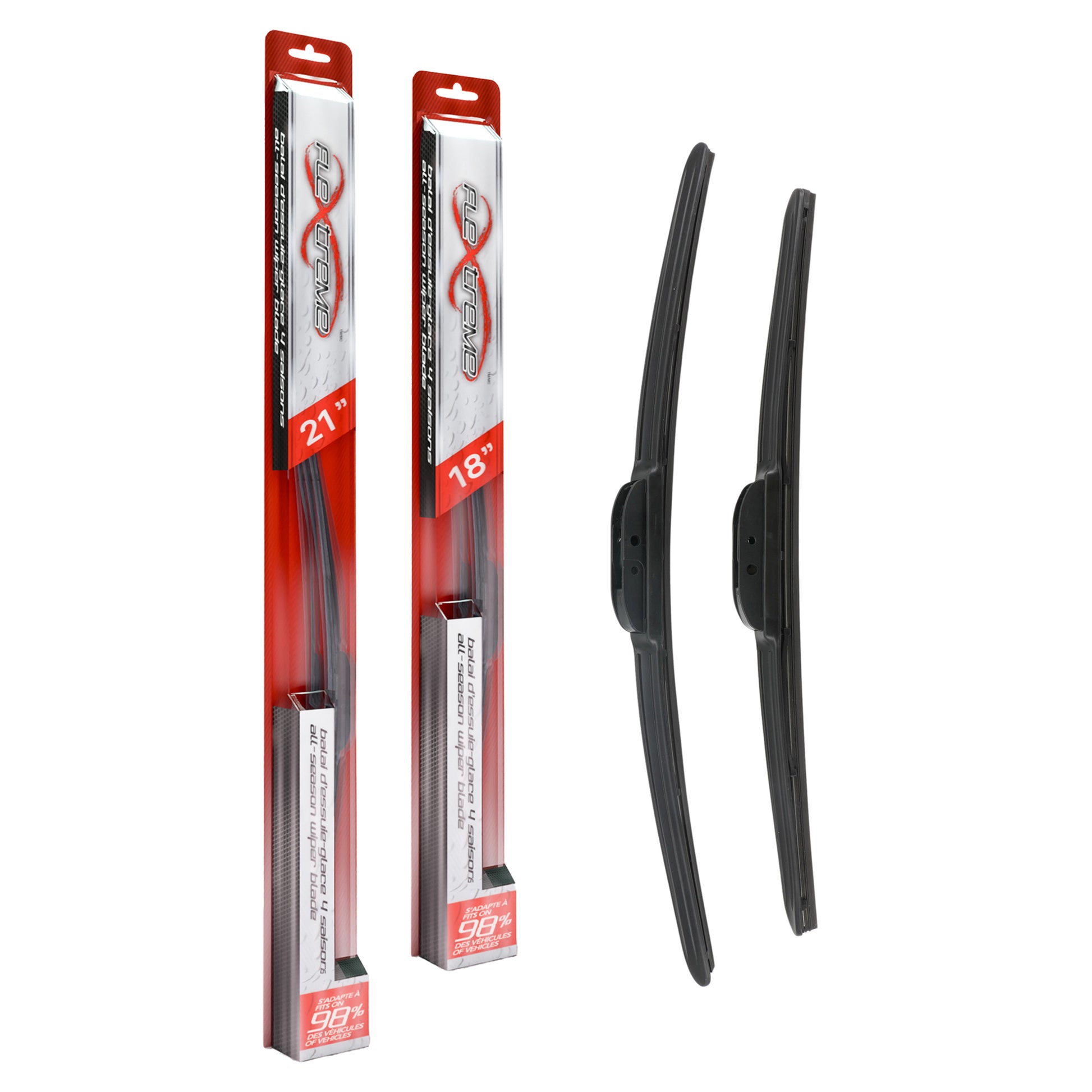 Flextreme K90-100272 Windshield Wiper Blade for 1990-2010 Suzuki Swift+, Pontiac Vibe, Toyota Matrix & more - Front product image