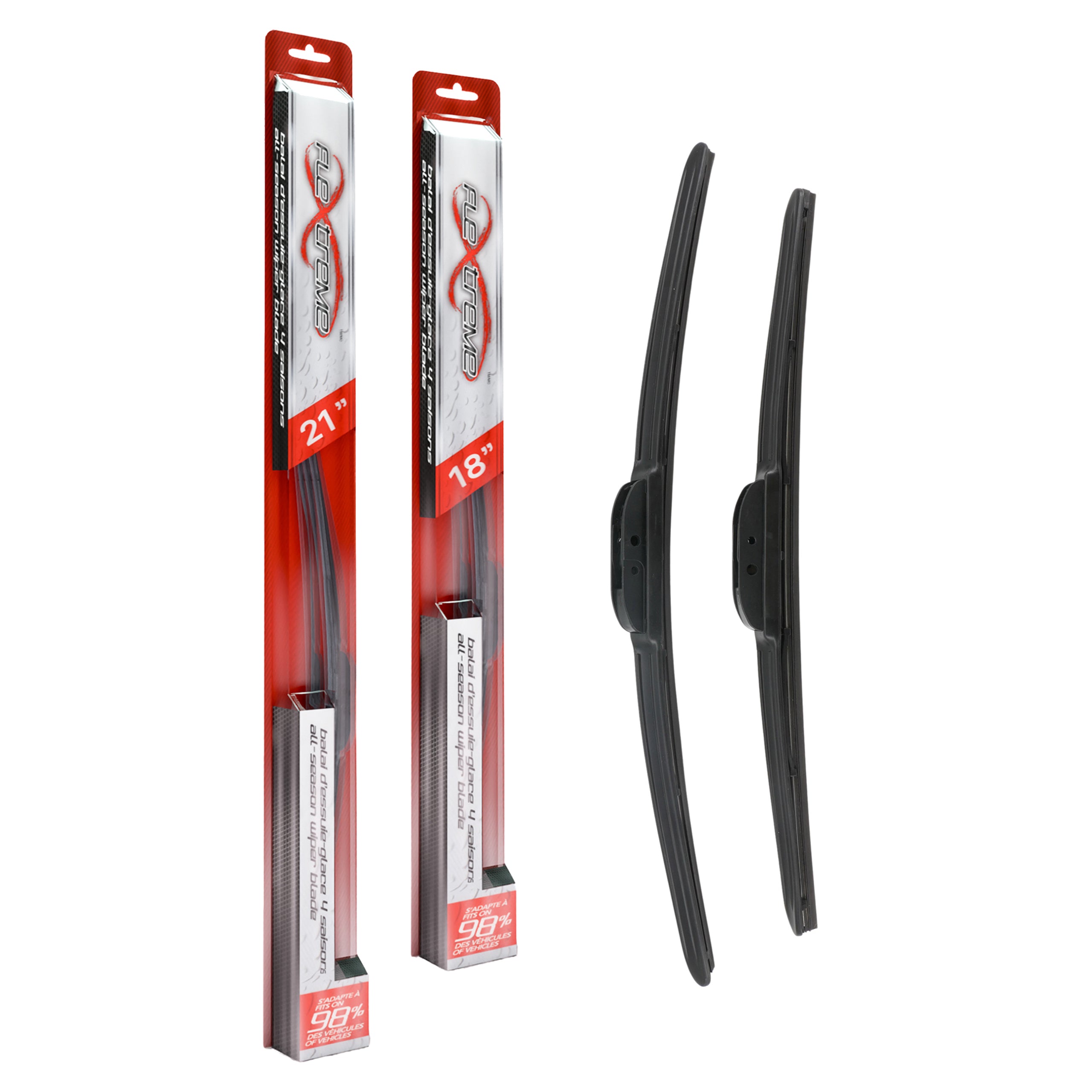 Flextreme K90-100272 Windshield Wiper Blade for 1990-2010 Suzuki Swift+, Pontiac Vibe, Toyota Matrix & more - Front product image