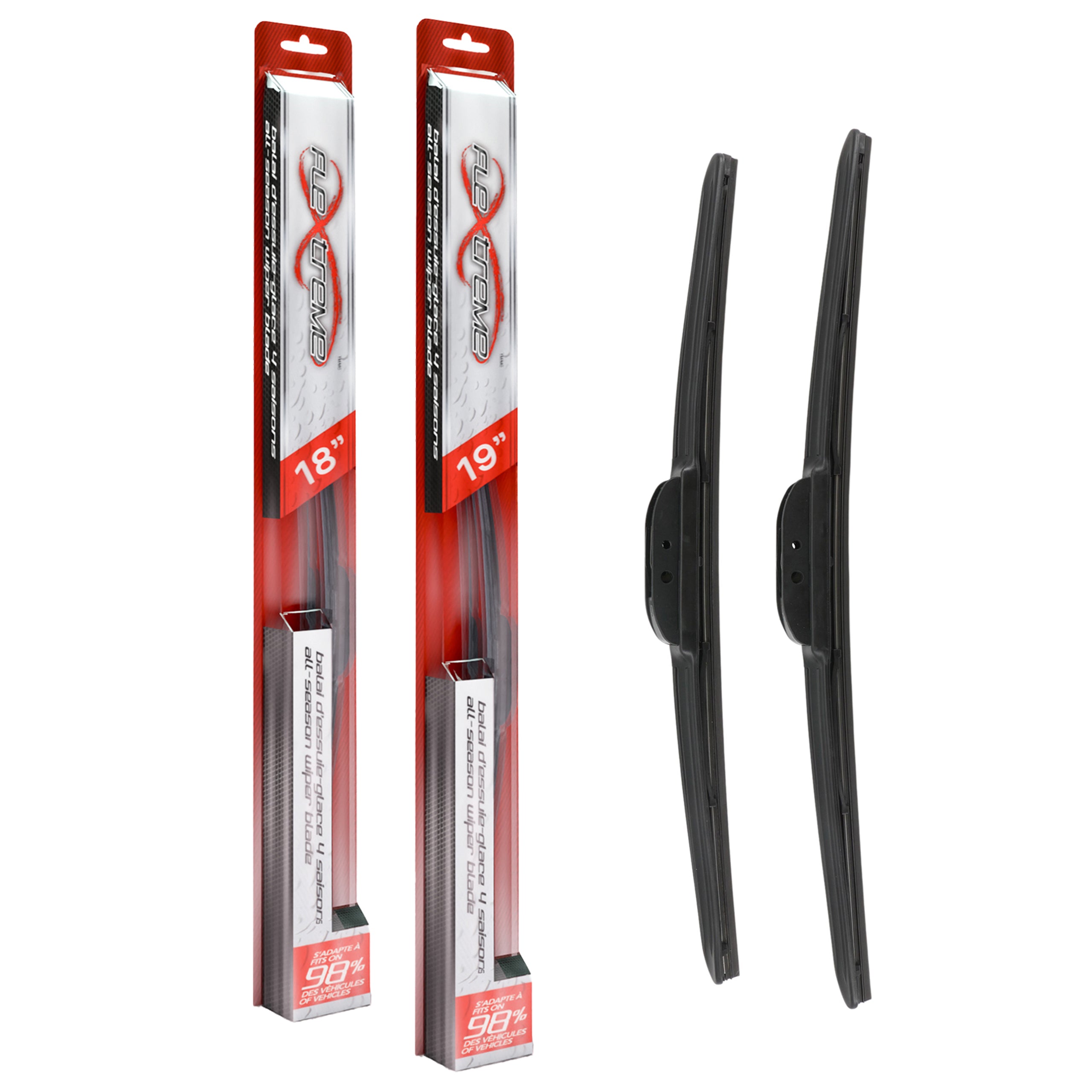 Flextreme K90-100295 Windshield Wiper Blade for 2002-2022 Mazda MX-5 Miata, Mini Cooper - Front product image