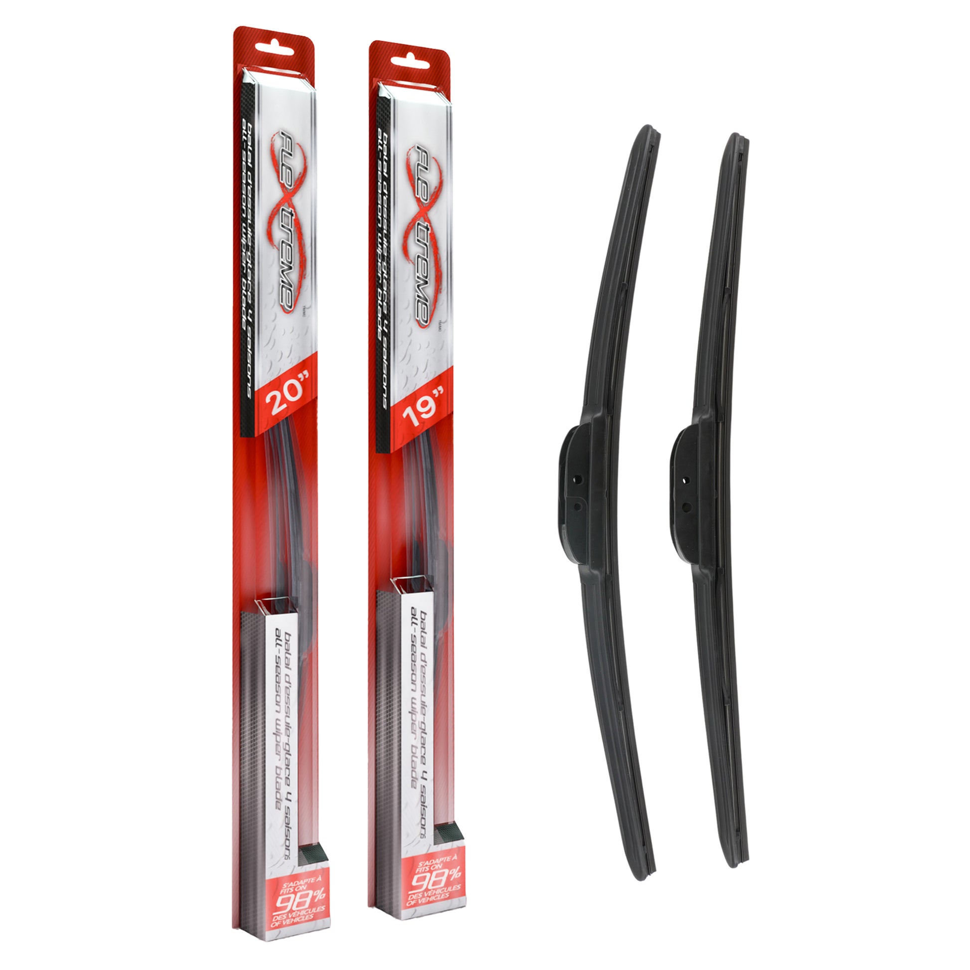 Flextreme K90-100296 Windshield Wiper Blade for 1986-2005 Isuzu Axiom, Toyota MR2 Spyder, Chevrolet Metro & more - Front product image