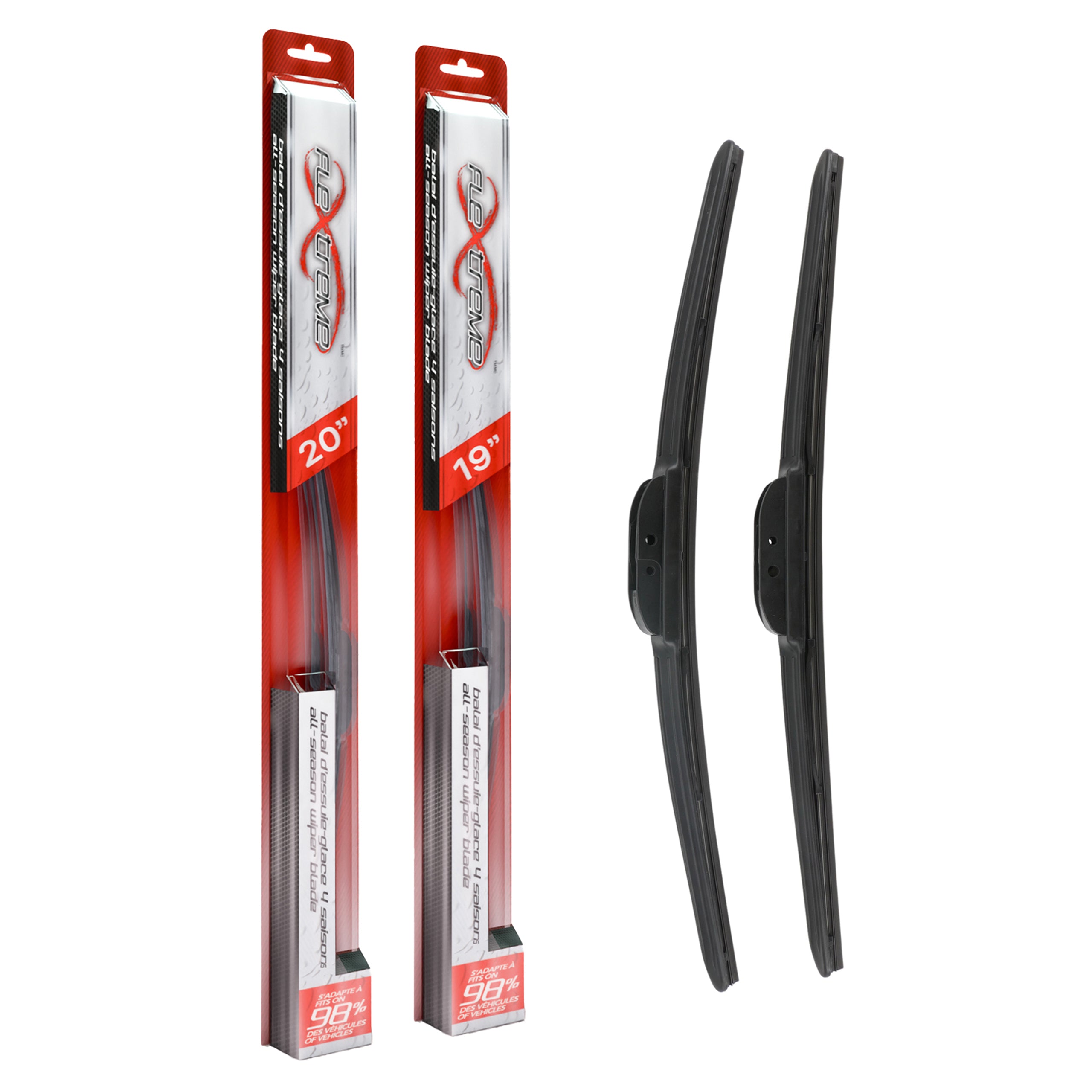 Flextreme K90-100296 Windshield Wiper Blade for 1986-2005 Isuzu Axiom, Toyota MR2 Spyder, Chevrolet Metro & more - Front product image