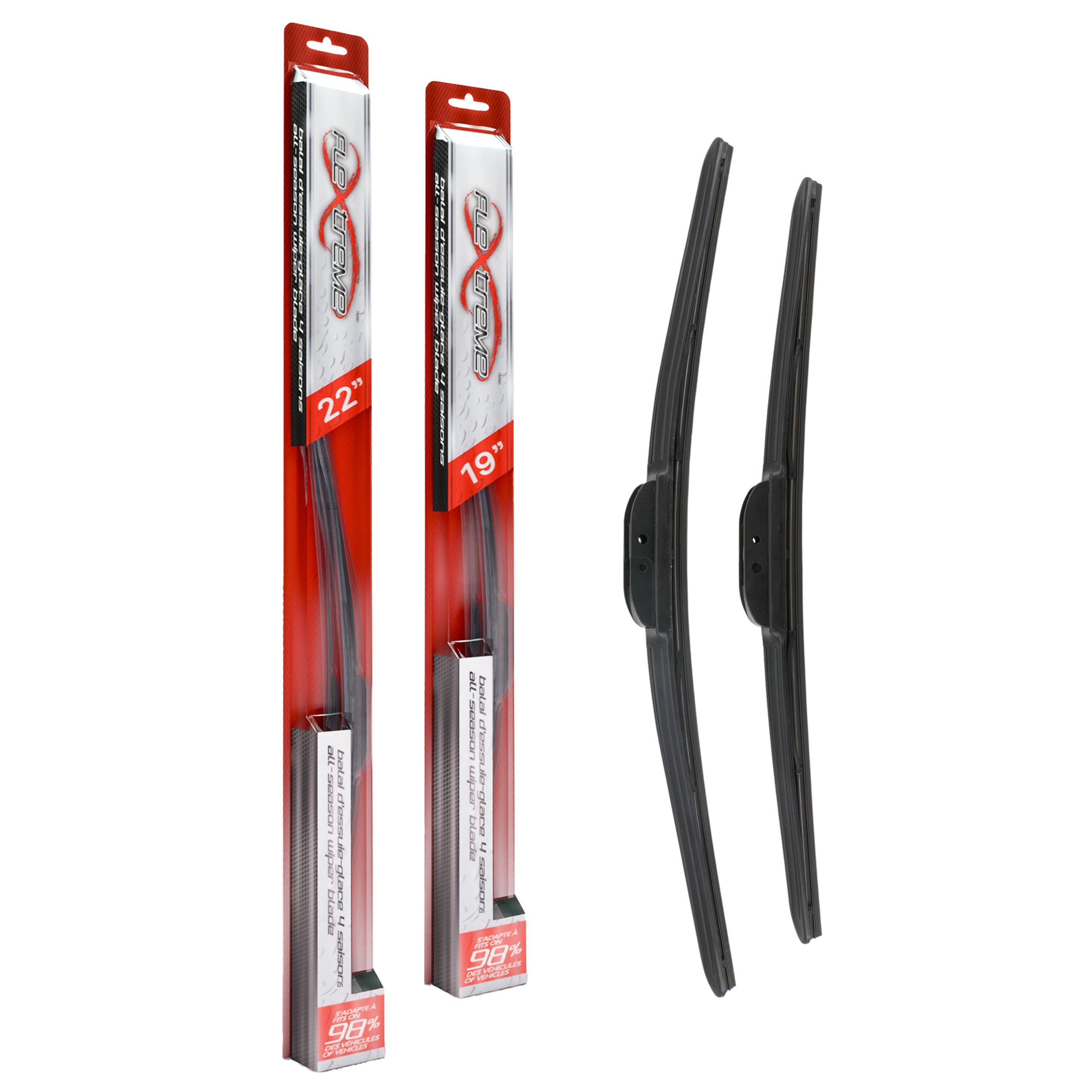 Flextreme K90-100298 Windshield Wiper Blade for 1981-2021 Nissan 370Z, Jaguar XJR575, Mazda CX-3 & more - Front product image