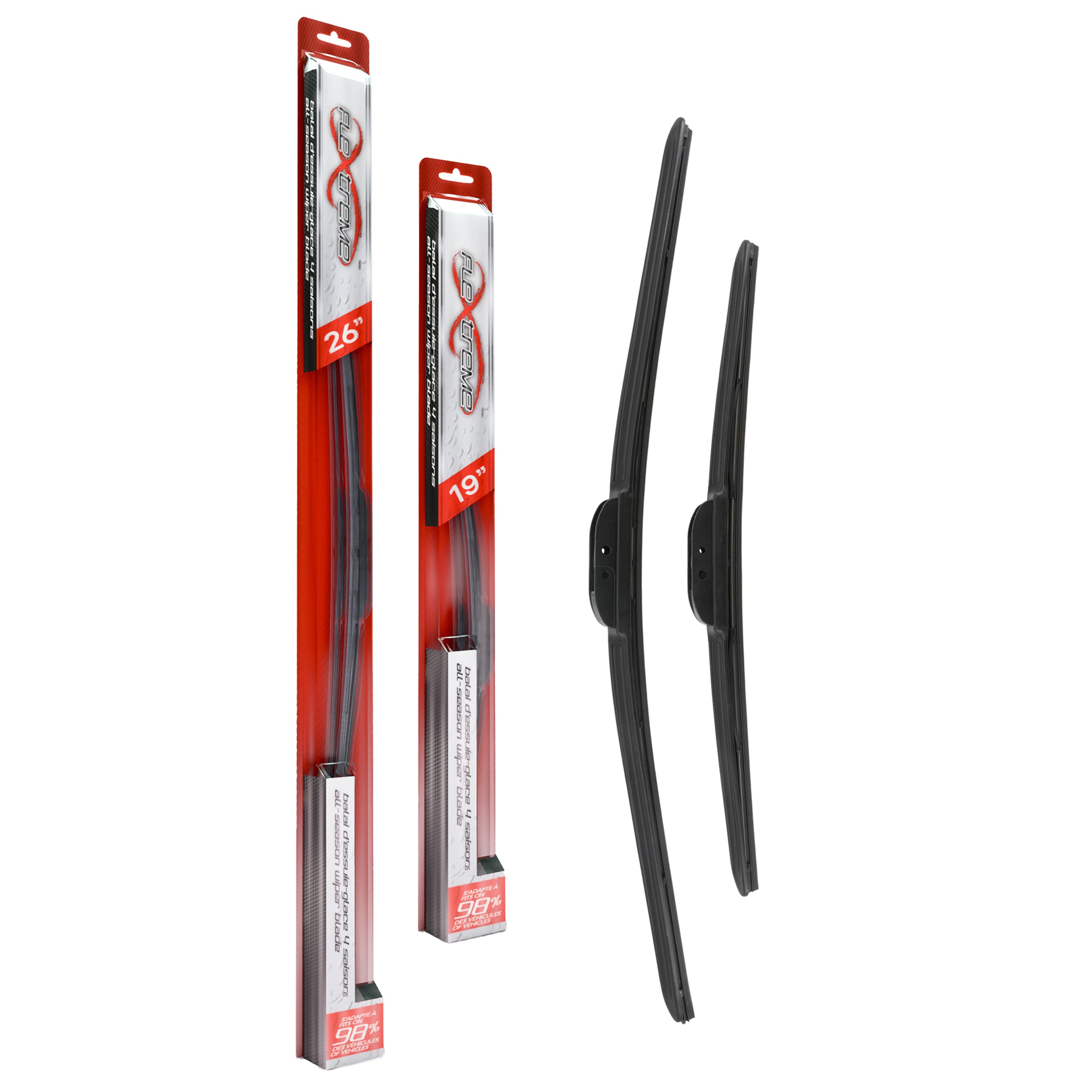 Flextreme K90-100300 Windshield Wiper Blade for 2004-2022 Nissan Pathfinder, BMW 745e xDrive, BMW 745Le xDrive & more - Front product image