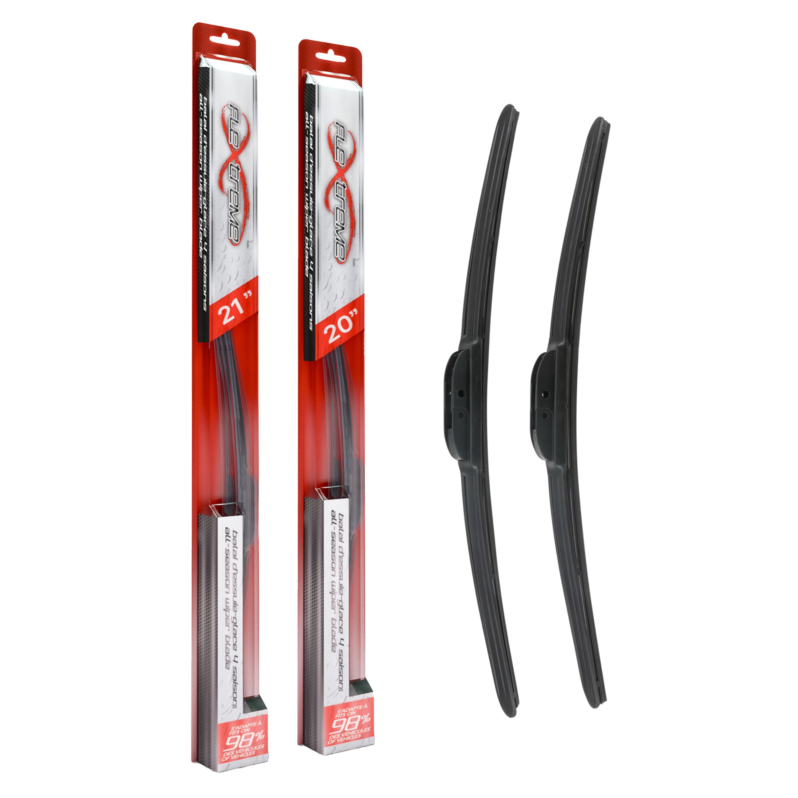 Flextreme K90-100316 Windshield Wiper Blade for 1989-2010 BMW Z4, Honda CR-V, Dodge Dakota & more - Front product image