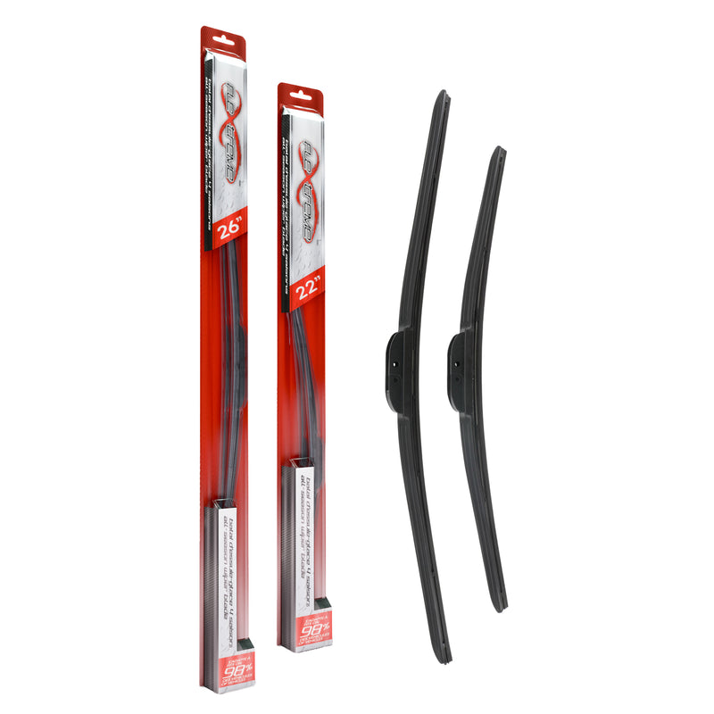 Flextreme K90-100355 Windshield Wiper Blade for 2004-2022 Volkswagen Atlas Cross Sport, Porsche Cayenne, Volkswagen Atlas & more - Front product image