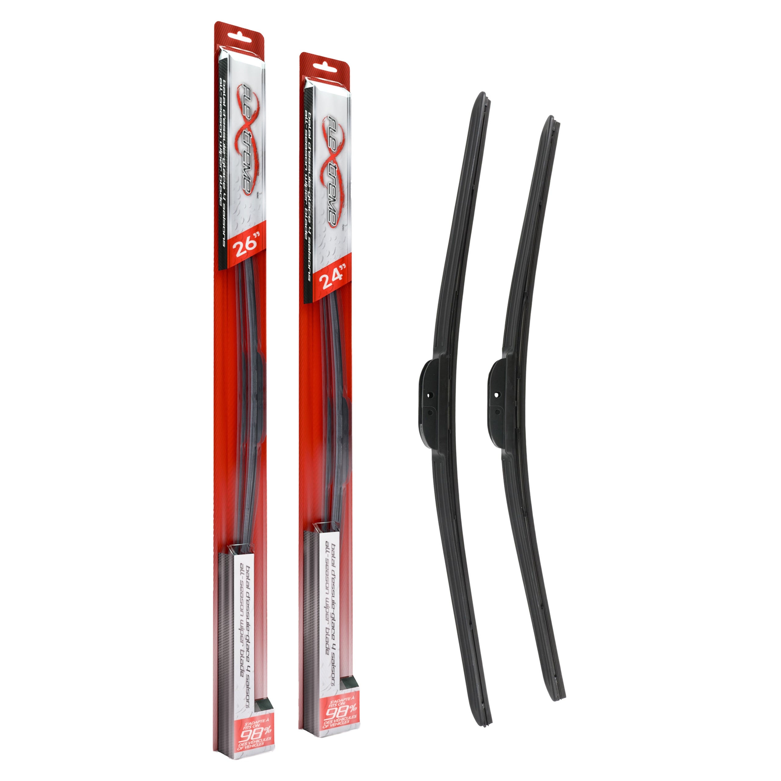 Flextreme K90-100366 Windshield Wiper Blade for 2007-2022 Toyota Tundra, Honda Passport, Honda Ridgeline & more - Front product image