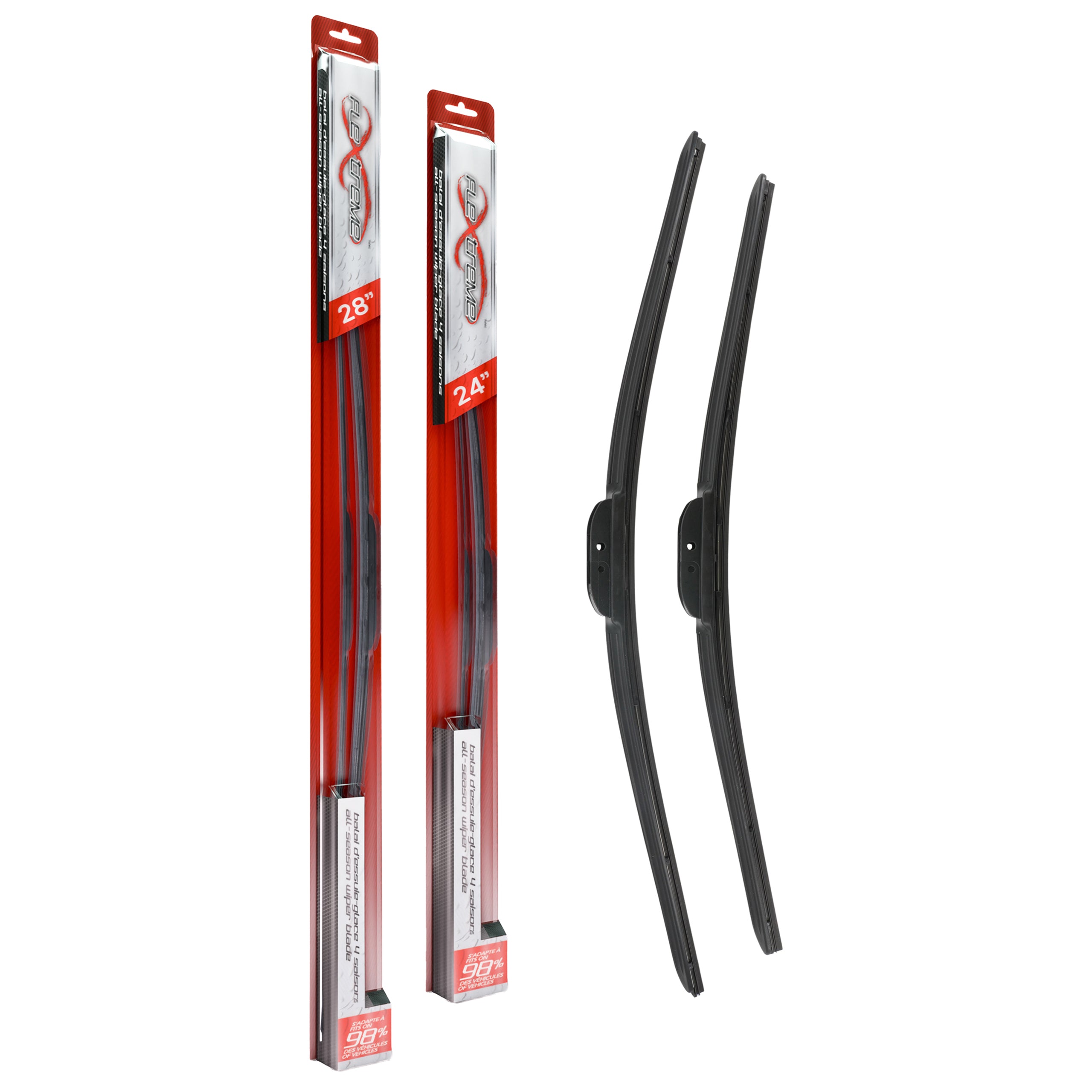 Flextreme K90-100367 Windshield Wiper Blade for 2006-2018 Chevrolet Cruze, BMW i8, Honda Civic - Front product image