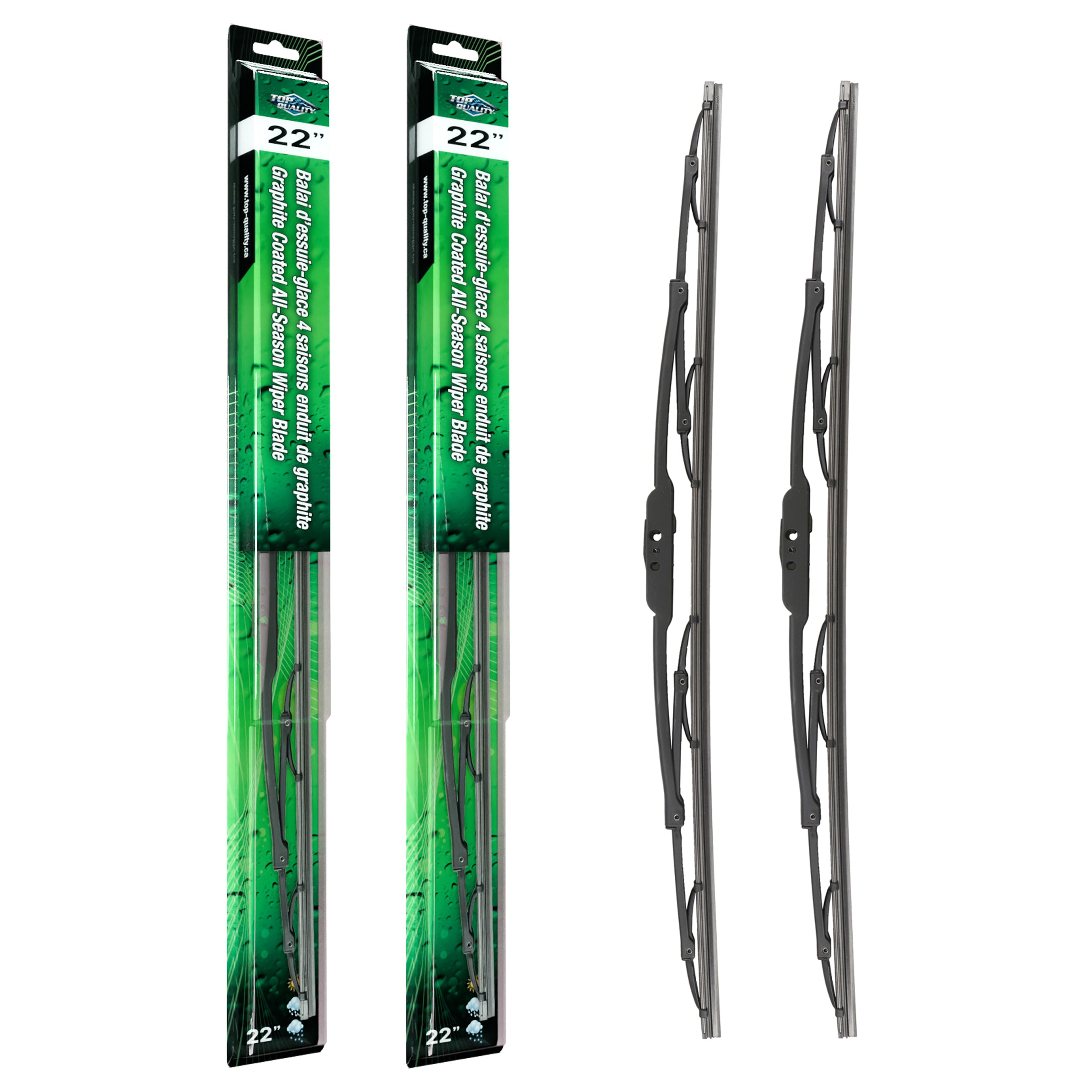 Top Quality K90-100565 Windshield Wiper Blade for 1983-2022 Chevrolet Silverado 1500 LTD, GMC Sierra 1500 Limited, Chevrolet Silverado 1500 LD & more - Front product image