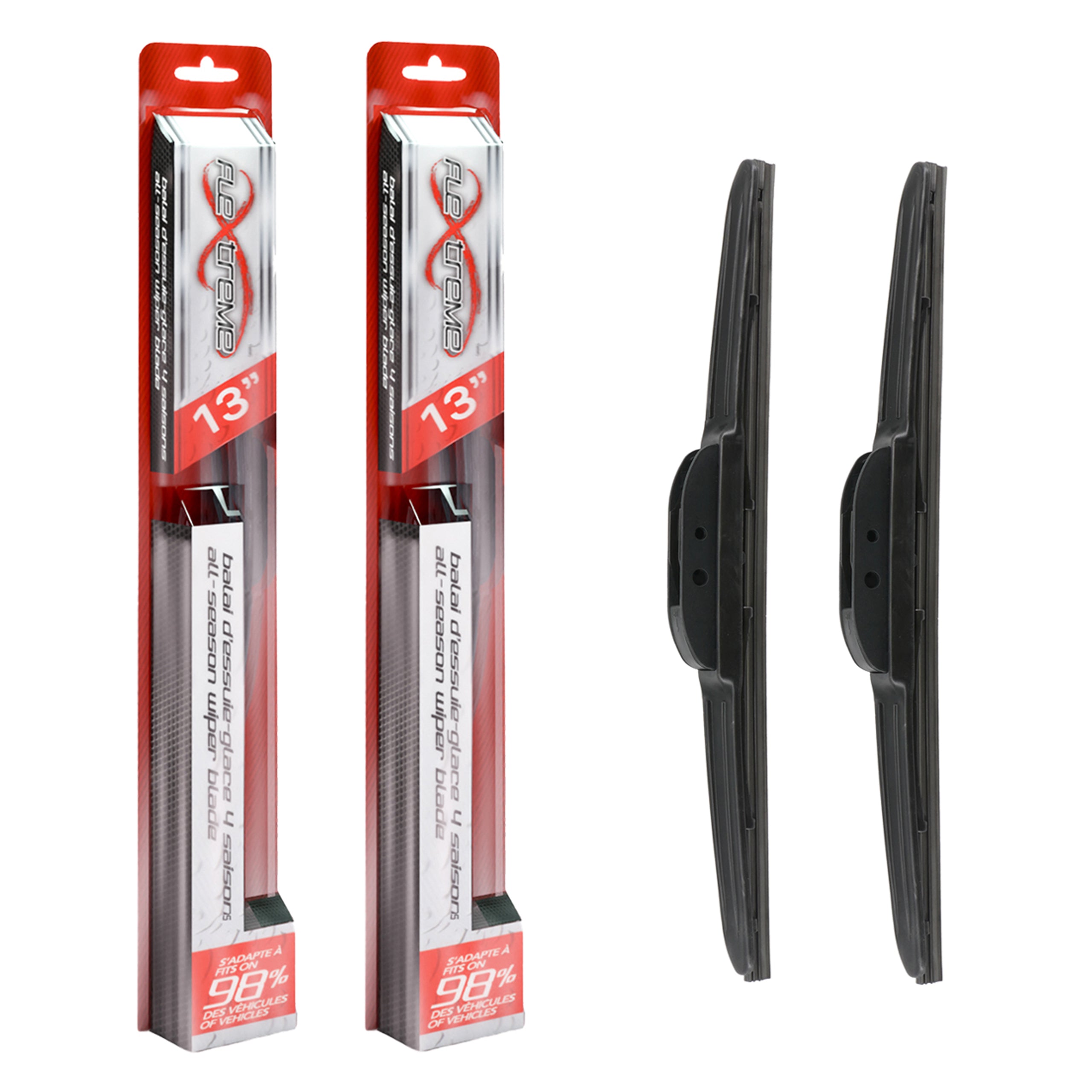 Flextreme K90-100569 Windshield Wiper Blade for 1980-2015 Land Rover Defender, Jeep TJ, Jeep Wrangler & more - Front product image