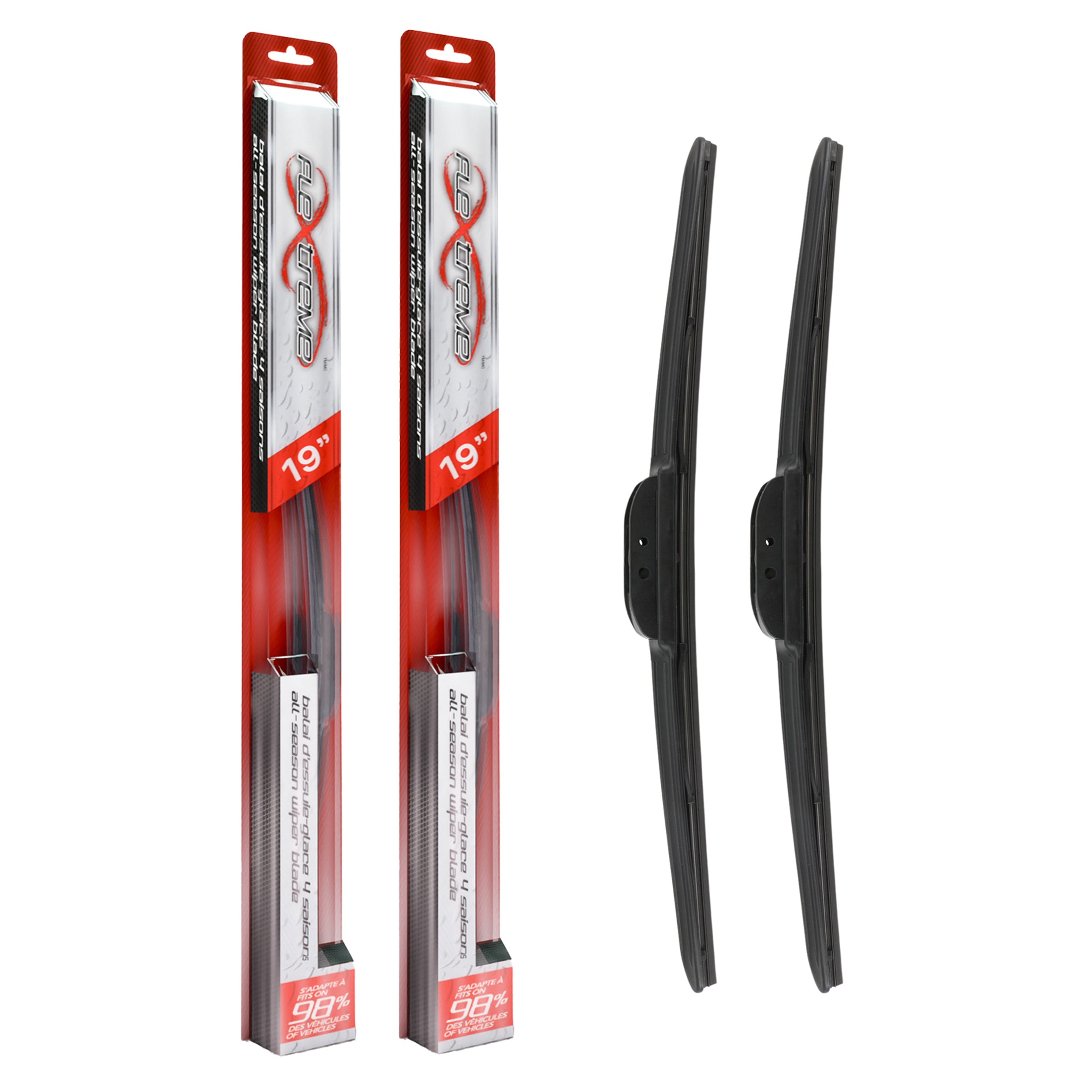 Flextreme K90-100575 Windshield Wiper Blade for 1980-2013 Dodge Nitro, Jeep Liberty, Suzuki XL-7 & more - Front product image