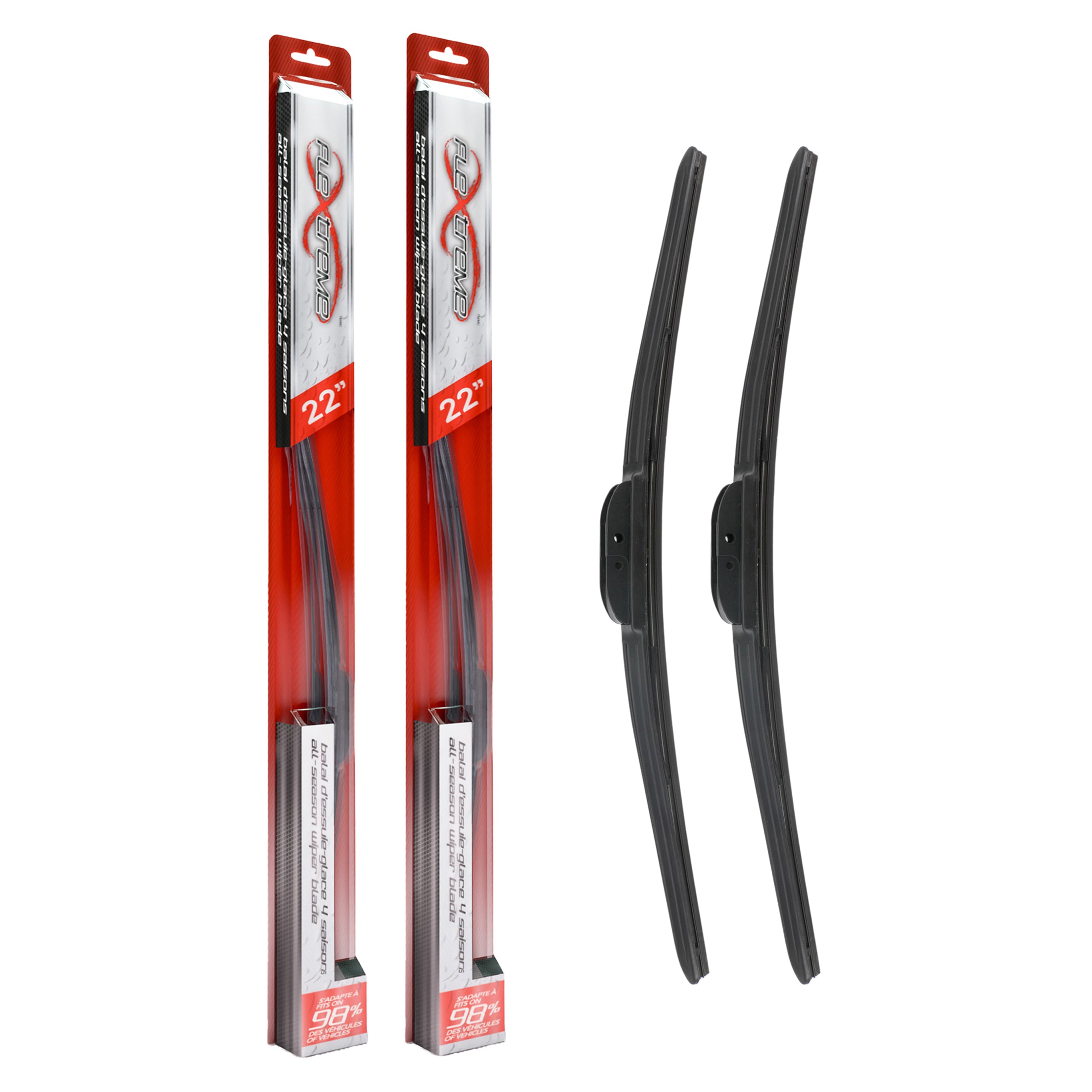 Flextreme K90-100578 Windshield Wiper Blade for 1983-2022 Chevrolet Silverado 1500 LTD, GMC Sierra 1500 Limited, Chevrolet Camaro & more - Front product image