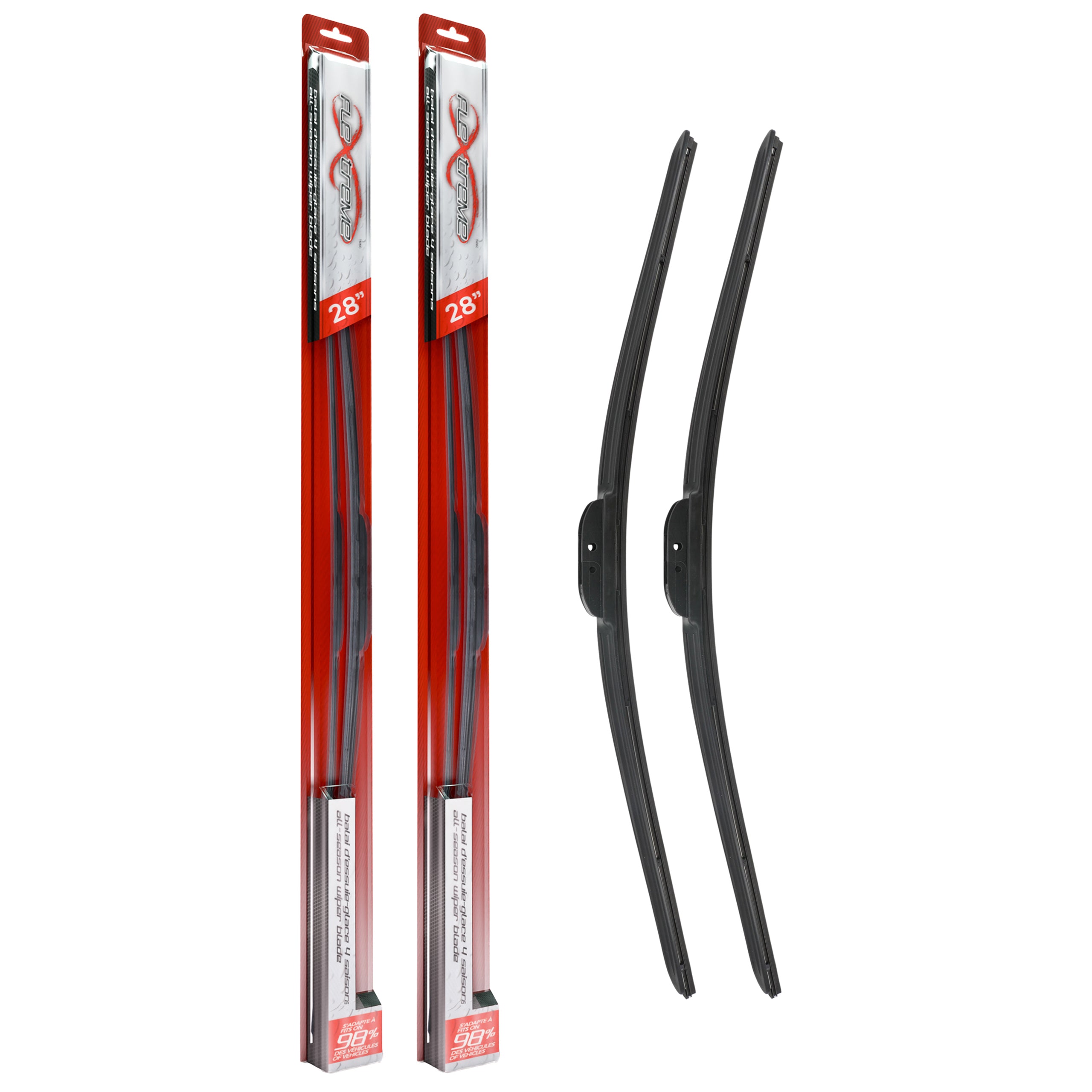 Flextreme K90-100581 Windshield Wiper Blade for 1996-2022 Ford Edge, Cadillac ELR, Ford Transit Connect & more - Front product image