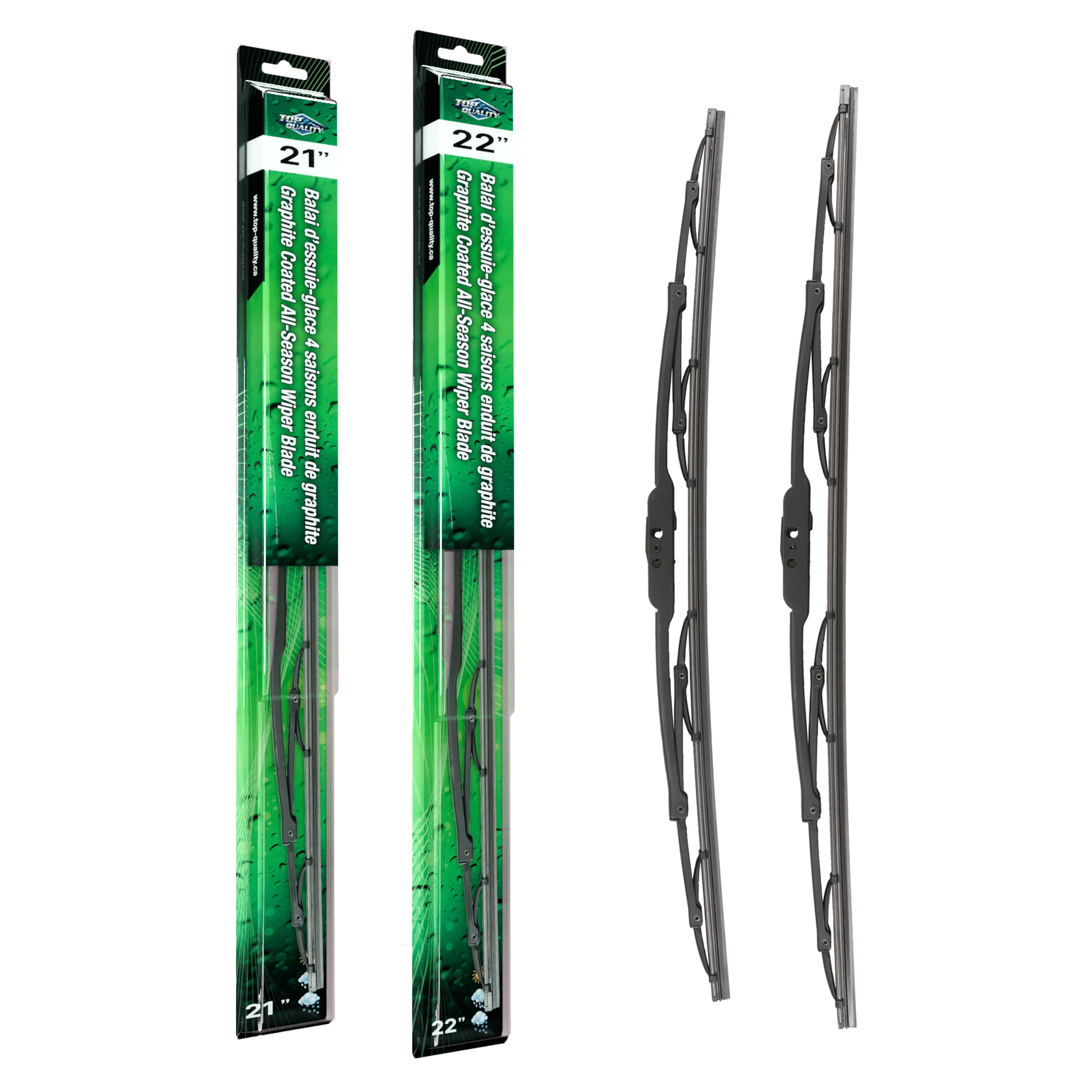 Top Quality K90-100665 Windshield Wiper Blade for 1991-2011 Ram Dakota, Audi 100, Audi 100 Quattro & more - Front product image