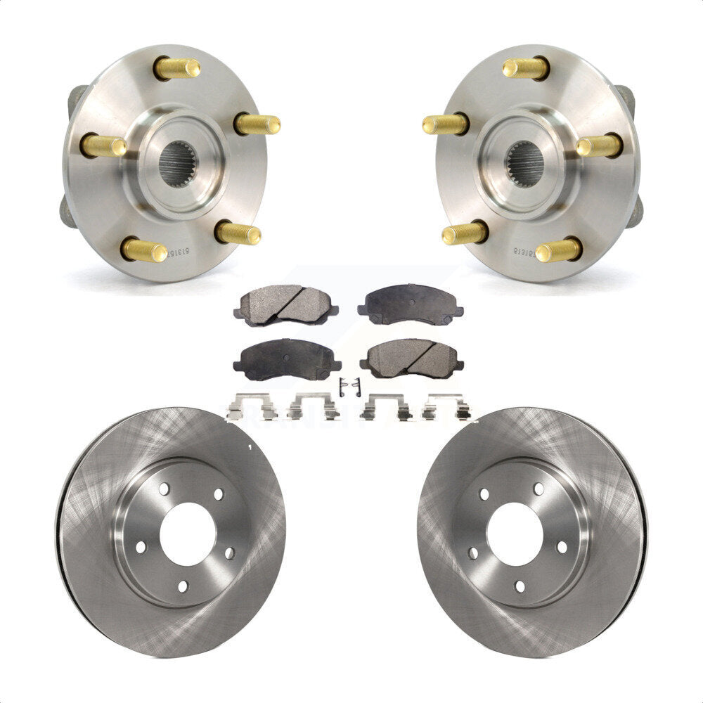 Transit Auto KBB-100443 Wheel Bearing and Hub Assembly for 2001-2006 Mitsubishi Galant, Mitsubishi Eclipse, Chrysler Sebring & more - Front product image