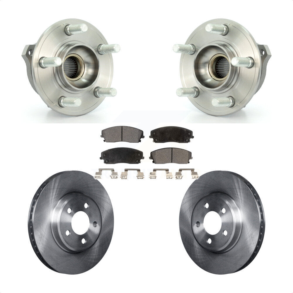 Transit Auto KBB-100532 Wheel Bearing and Hub Assembly for 2007-2023 Chrysler 300, Dodge Charger, Dodge Magnum - Front product image