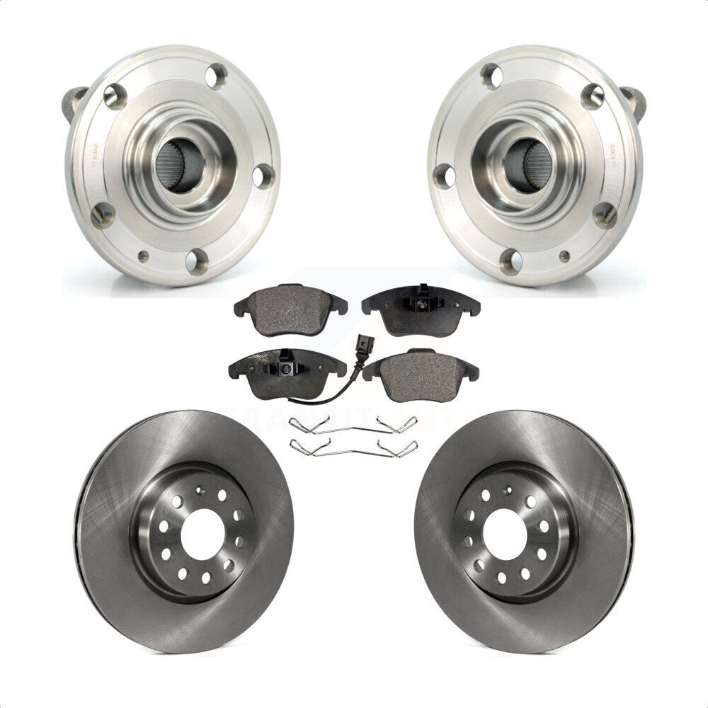 Transit Auto KBB-100553 Wheel Bearing and Hub Assembly for 2009-2020 Volkswagen Tiguan Limited, Audi Q3, Audi Q3 Quattro & more - Front product image