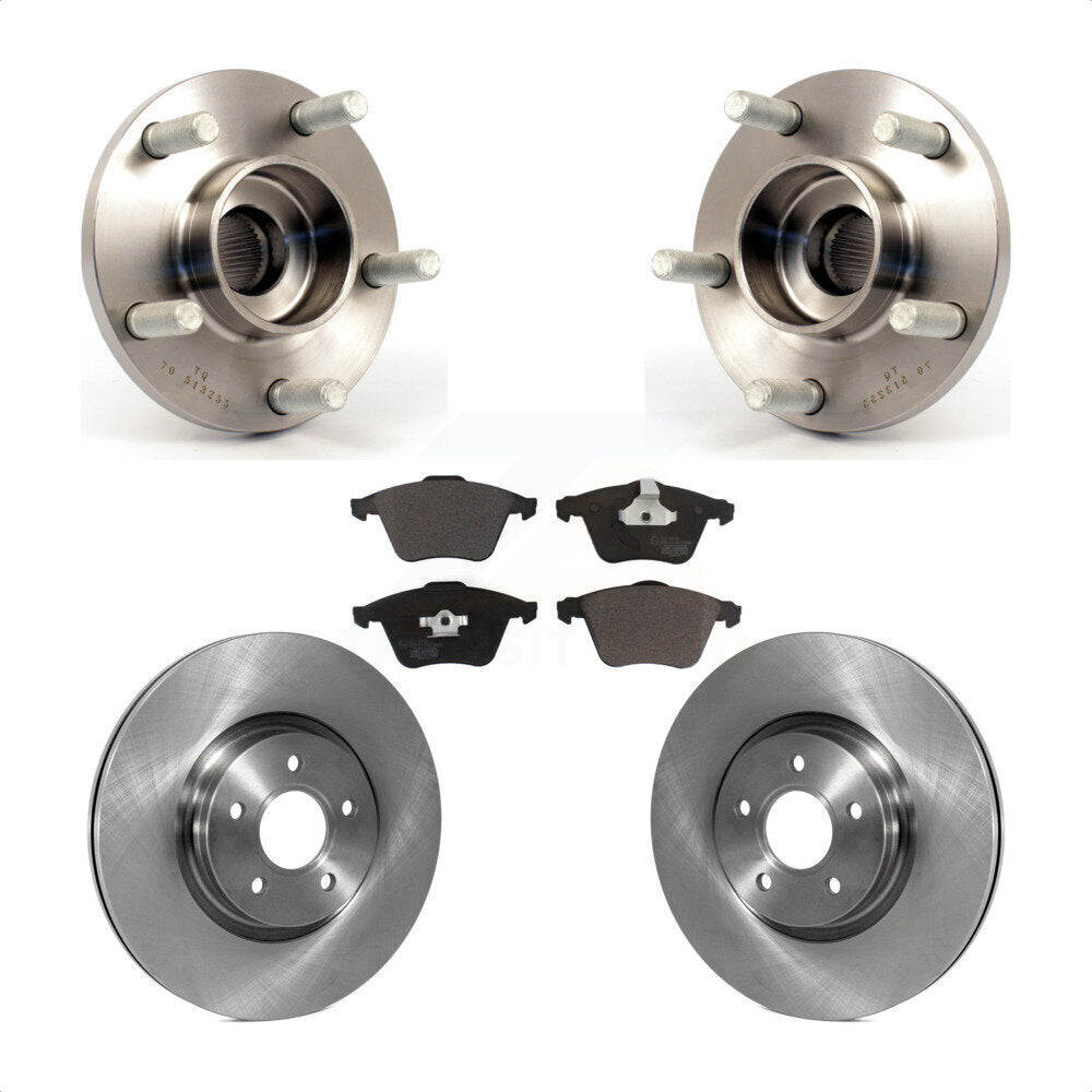 Transit Auto KBB-100571 Wheel Bearing and Hub Assembly for 2004-2013 Volvo C70, Volvo S40, Volvo V50 - Front product image