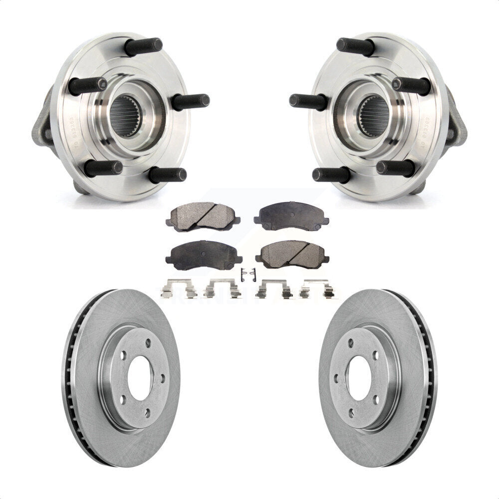 Transit Auto KBB-100584 Wheel Bearing and Hub Assembly for 2009 Dodge Caliber - Front product image