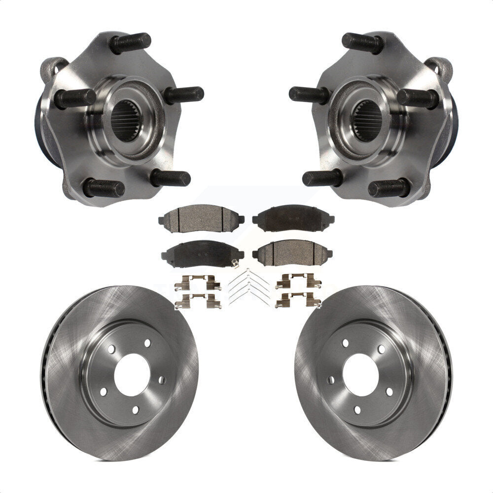 Transit Auto KBB-100743 Wheel Bearing and Hub Assembly for 2013-2021 Nissan NV200, Chevrolet City Express, Nissan LEAF - Front product image