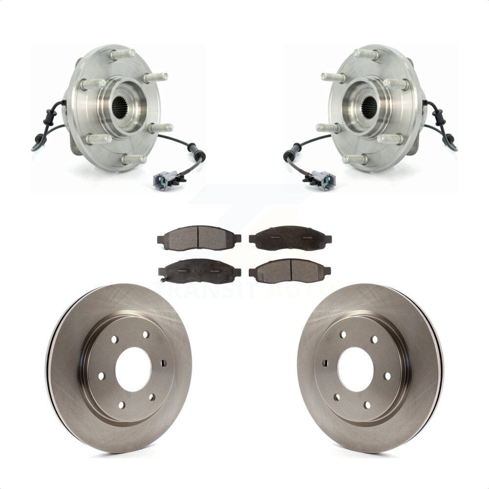 Transit Auto KBB-100842 Wheel Bearing and Hub Assembly for 2005-2007 Nissan TITAN, INFINITI QX56, Nissan Armada - Front product image