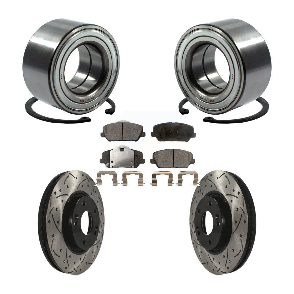 Transit Auto KBB-101027 Wheel Bearing for 2014-2016 Kia Forte, Kia Forte Koup, Kia Forte5 - Front product image