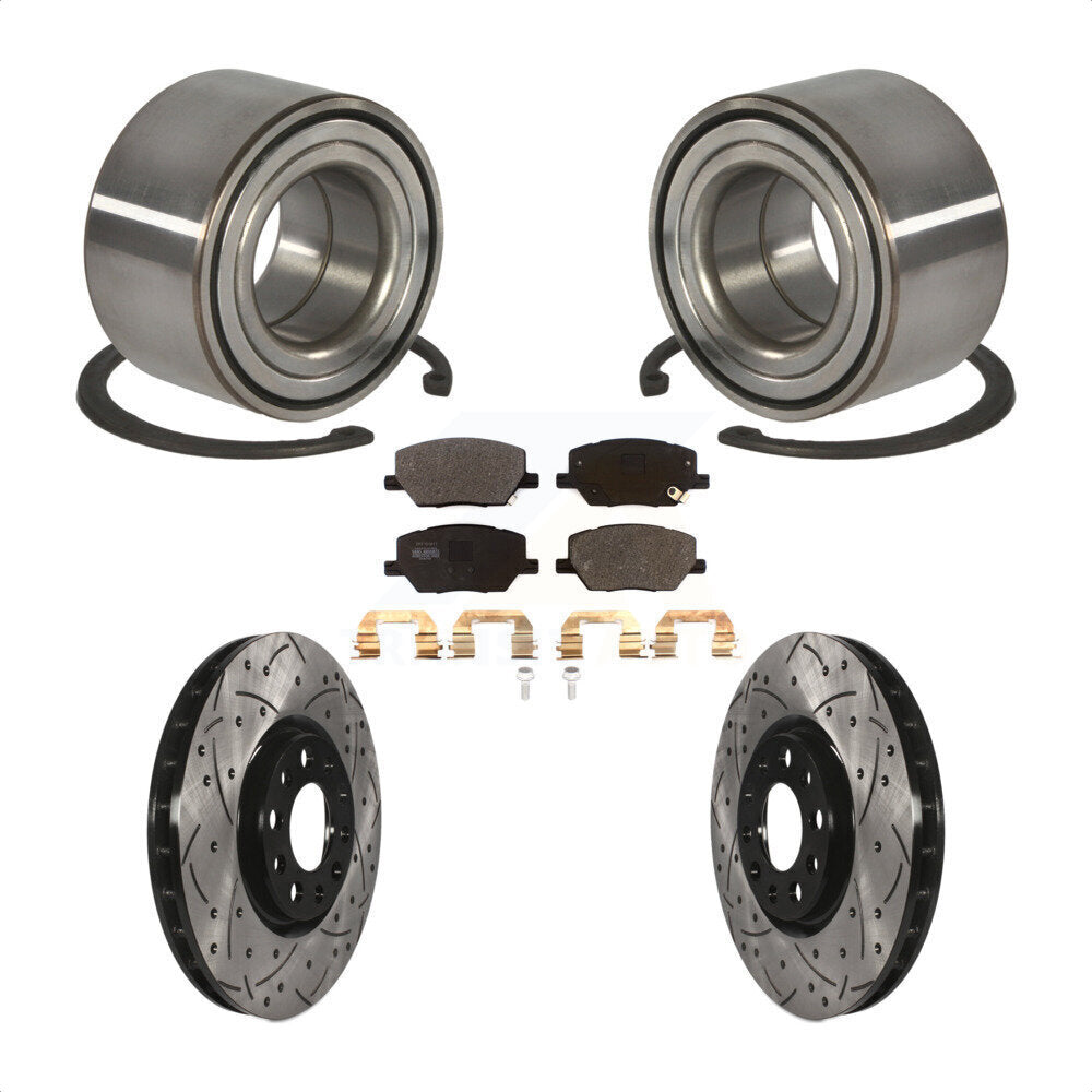 Transit Auto KBB-101056 Wheel Bearing for 2016-2018 Fiat 500X - Front product image
