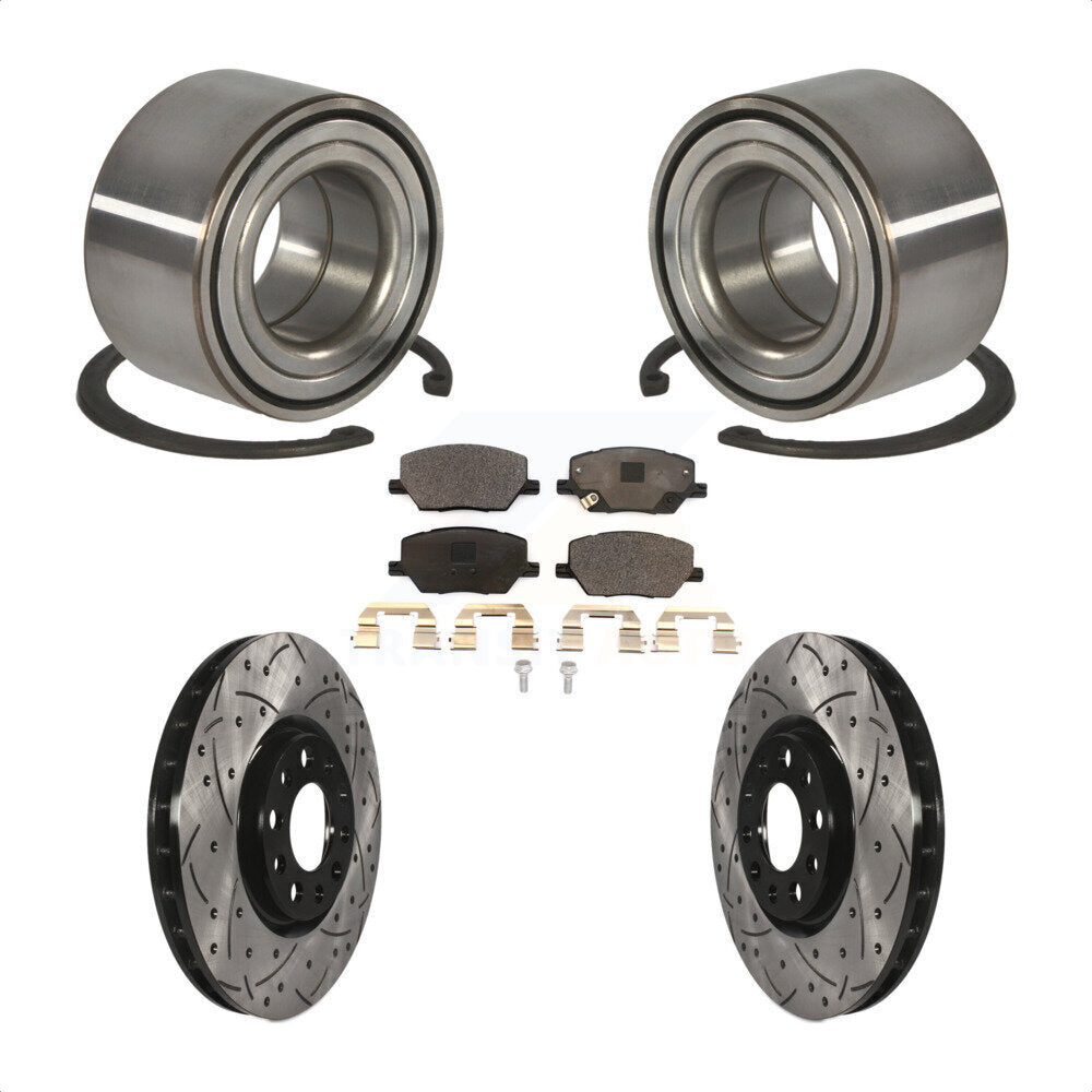 Transit Auto KBB-101238 Wheel Bearing for 2016-2018 Fiat 500X - Front product image