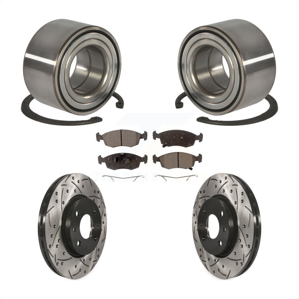 Transit Auto KBB-101239 Wheel Bearing for 2012-2017 Fiat 500 - Front product image