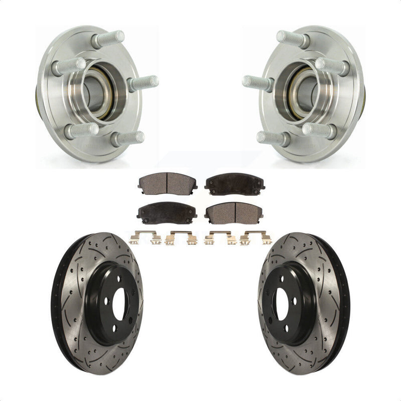 Transit Auto KBB-102874 Wheel Bearing and Hub Assembly for 2005-2014 Chrysler 300, Dodge Charger, Dodge Challenger & more - Front product image