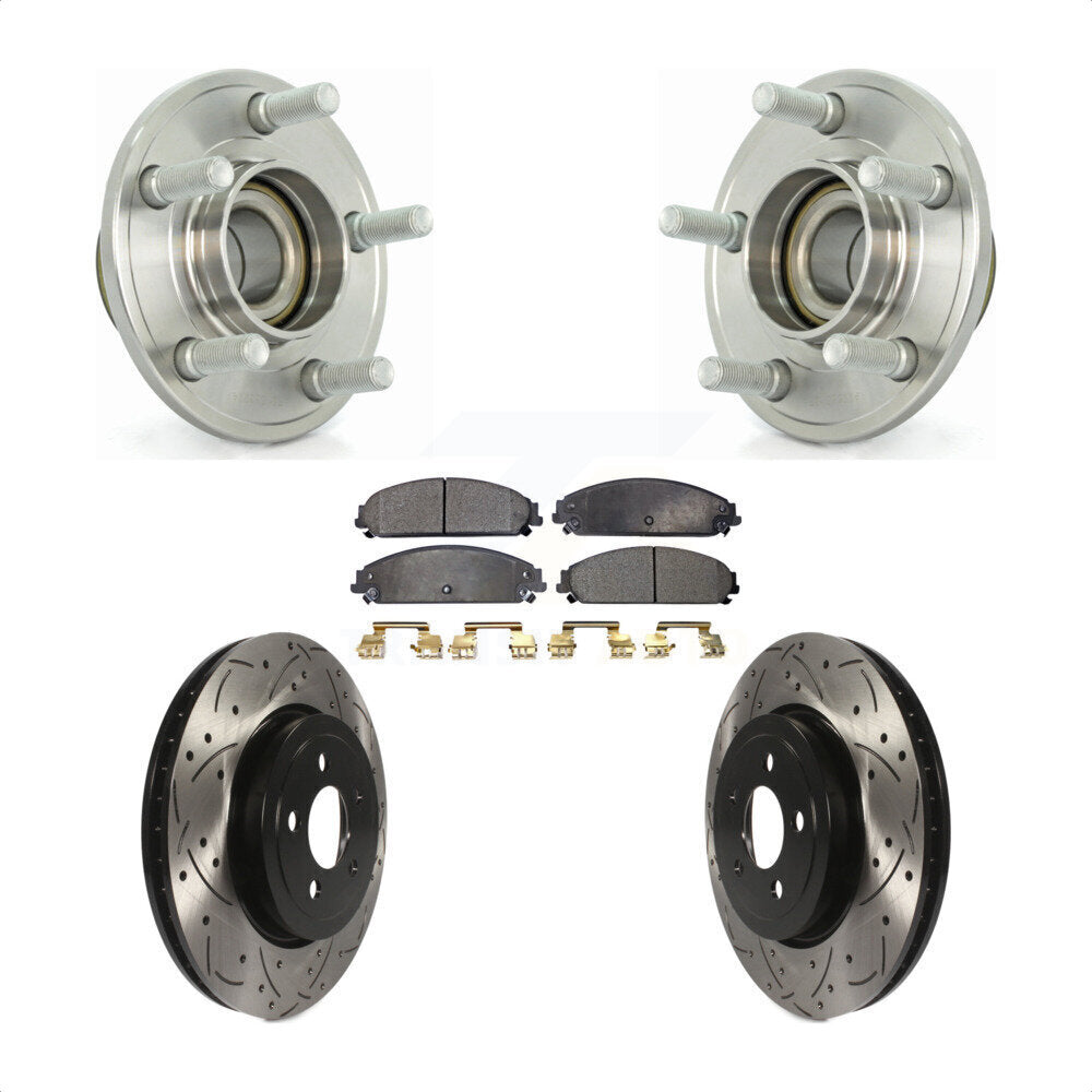 Transit Auto KBB-102875 Wheel Bearing and Hub Assembly for 2005-2014 Chrysler 300, Dodge Challenger, Dodge Charger & more - Front product image