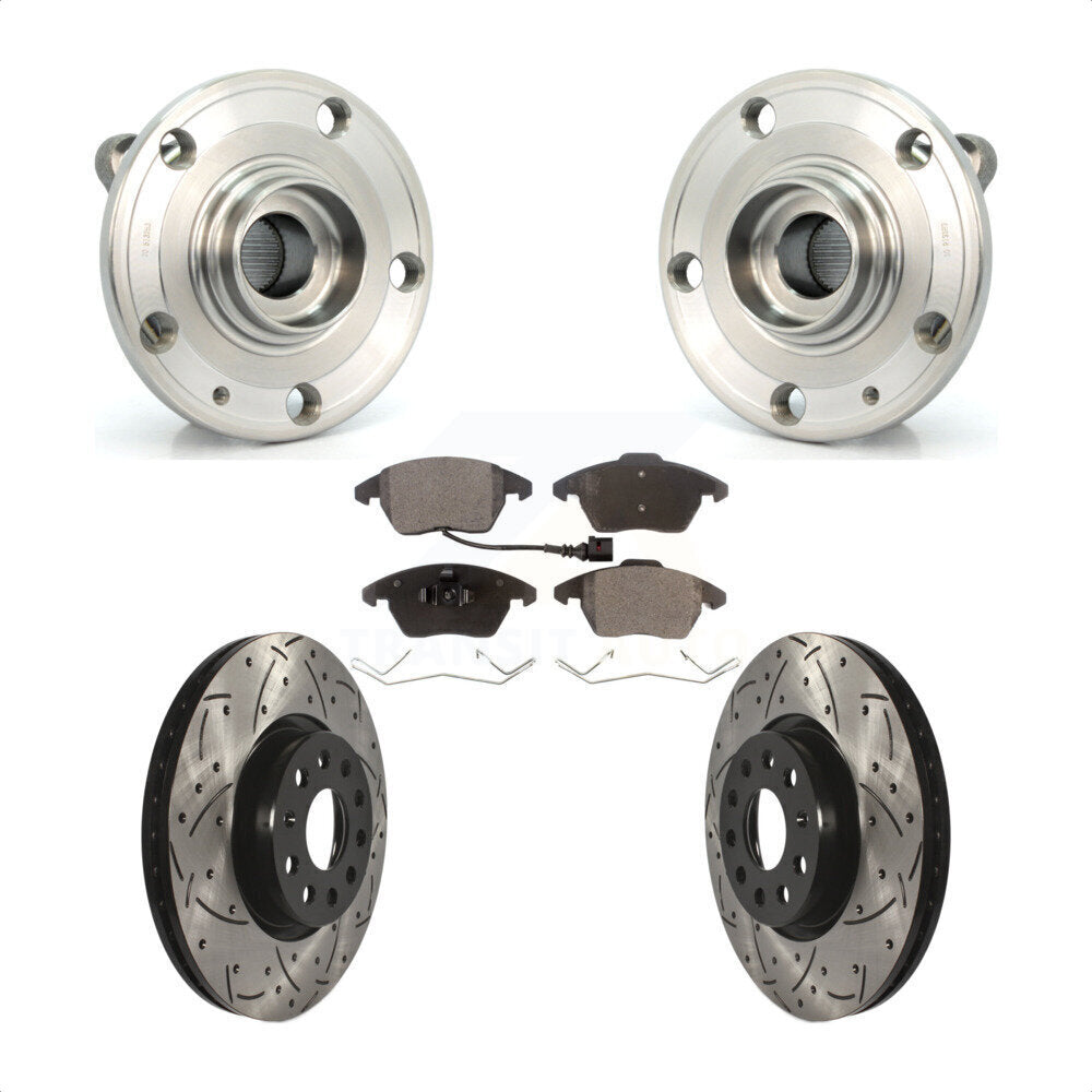 Transit Auto KBB-102880 Wheel Bearing and Hub Assembly for 2005-2019 Volkswagen Beetle, Volkswagen CC, Volkswagen Jetta & more - Front product image