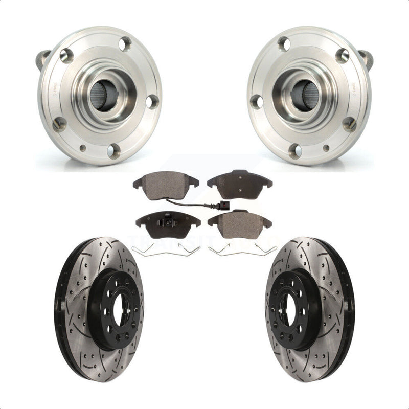 Transit Auto KBB-102883 Wheel Bearing and Hub Assembly for 2005-2019 Volkswagen Beetle, Volkswagen Jetta, Volkswagen GTI & more - Front product image