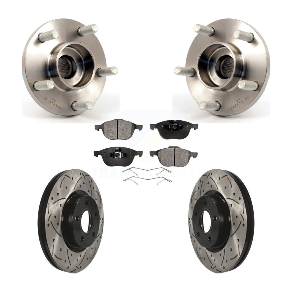 Transit Auto KBB-102888 Wheel Bearing and Hub Assembly for 2004-2013 Volvo C30, Volvo C70, Volvo S40 & more - Front product image