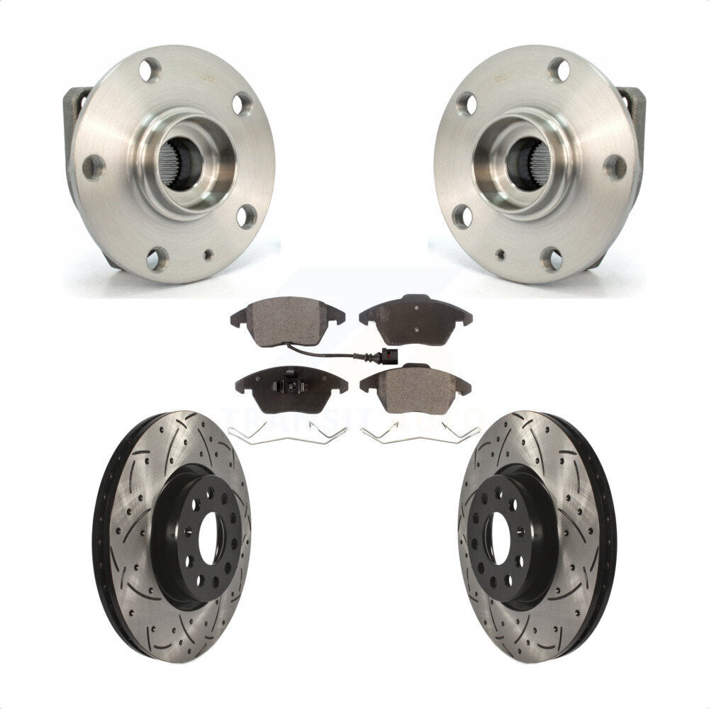 Transit Auto KBB-102893 Wheel Bearing and Hub Assembly for 2006-2009 Volkswagen GTI - Front product image