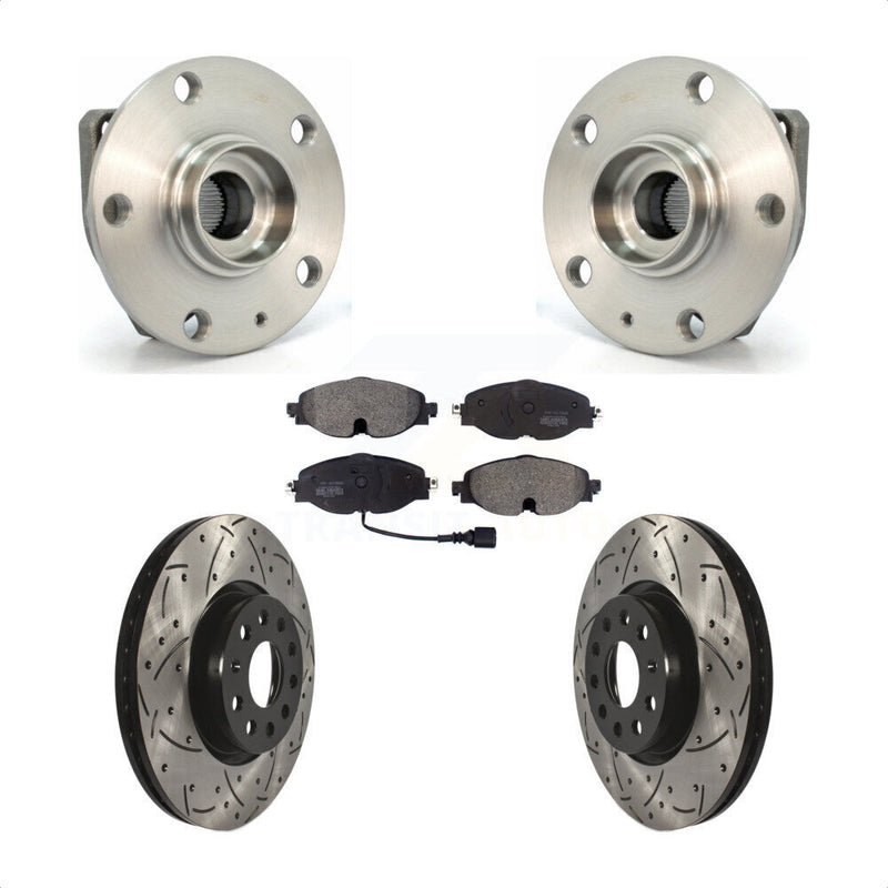 Transit Auto KBB-102894 Wheel Bearing and Hub Assembly for 2017-2019 Volkswagen Golf Alltrack - Front product image