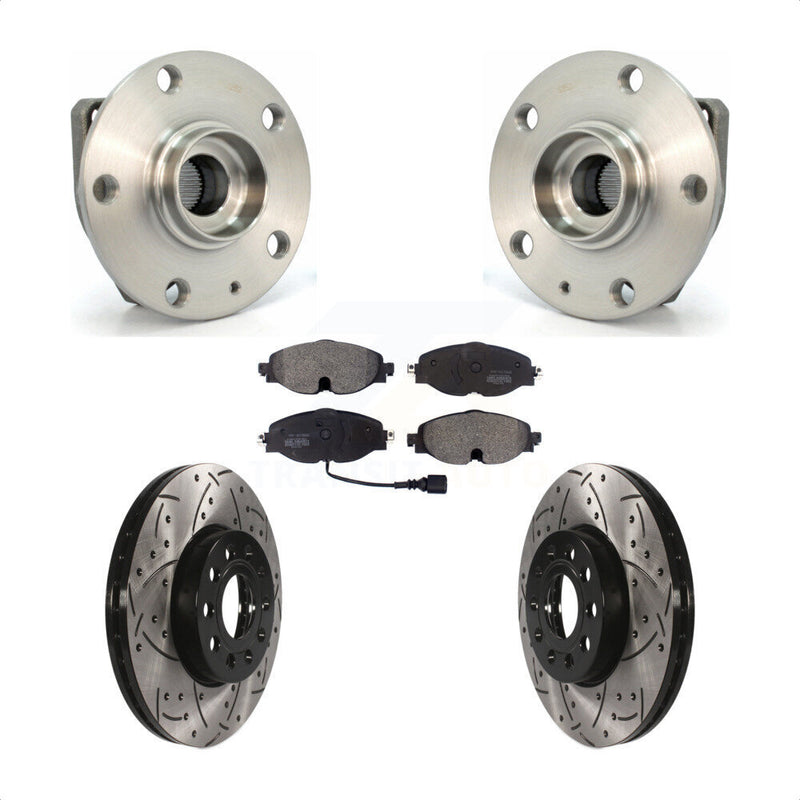 Transit Auto KBB-102896 Wheel Bearing and Hub Assembly for 2015-2020 Volkswagen Golf, Volkswagen e-Golf, Volkswagen Golf SportWagen - Front product image