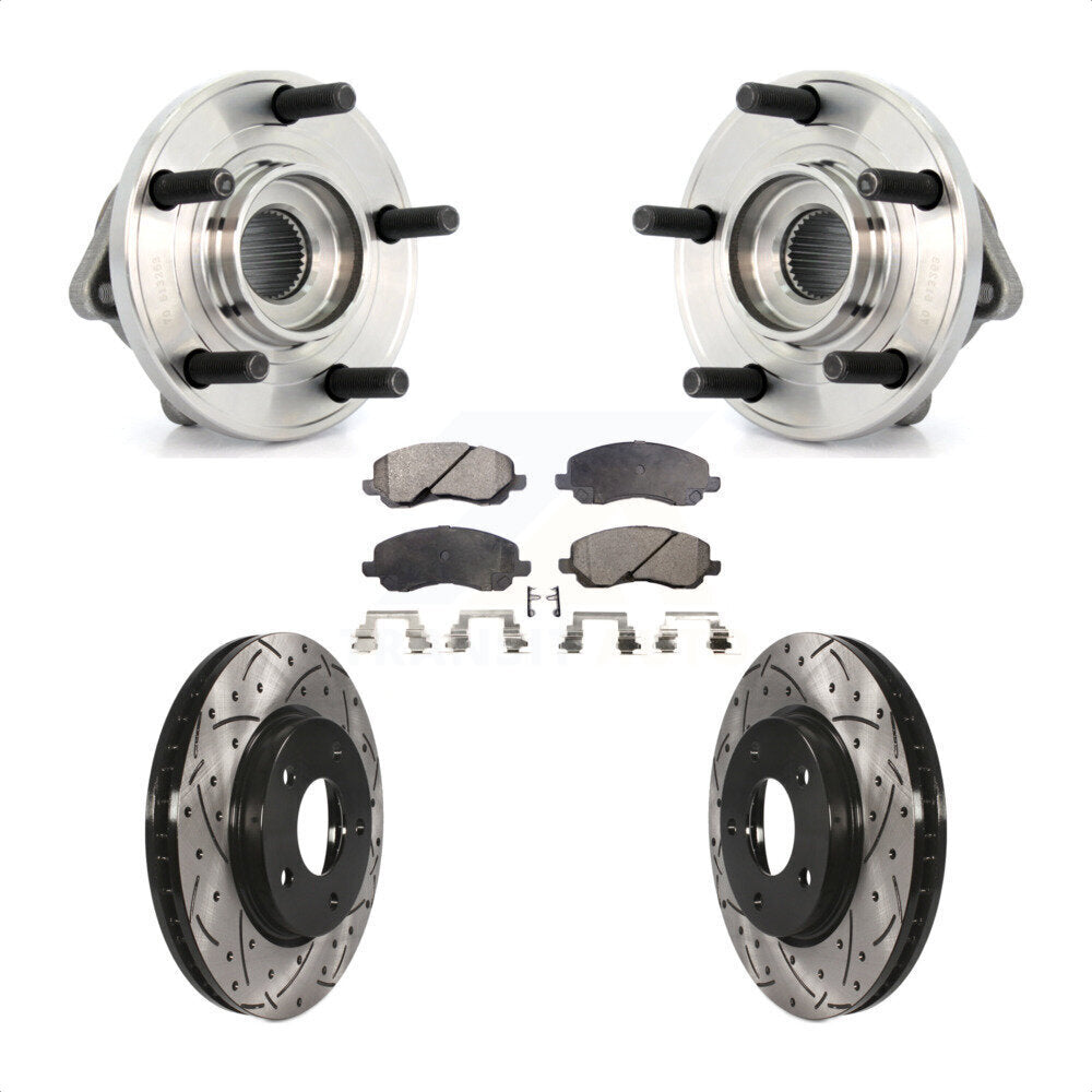 Transit Auto KBB-102897 Wheel Bearing and Hub Assembly for 2009 Dodge Caliber - Front product image