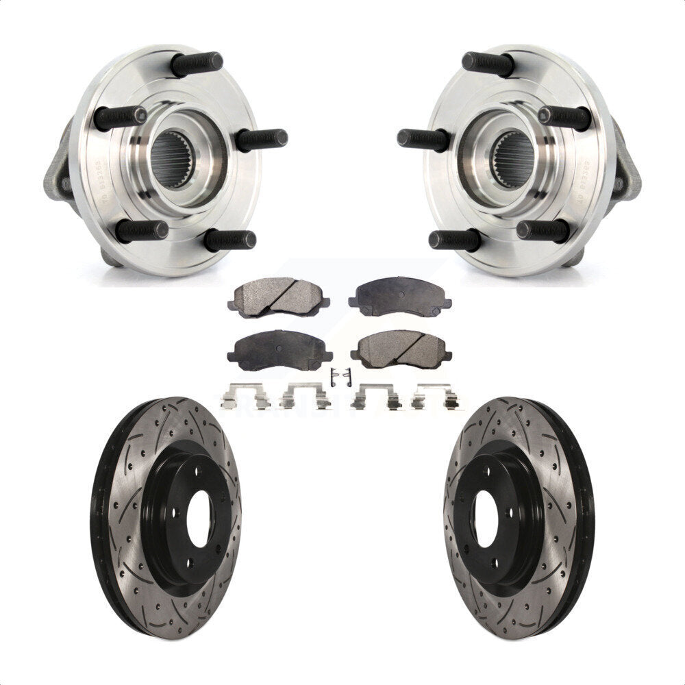 Transit Auto KBB-102898 Wheel Bearing and Hub Assembly for 2007-2014 Chrysler 200, Dodge Avenger, Dodge Caliber & more - Front product image