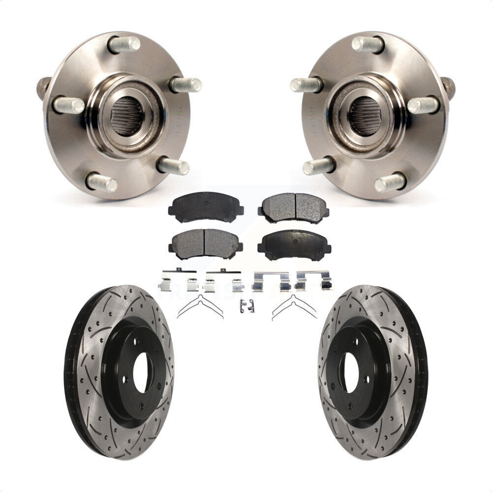 Transit Auto KBB-102932 Wheel Bearing and Hub Assembly for 2008-2015 Nissan Rogue Select, Nissan Rogue - Front product image