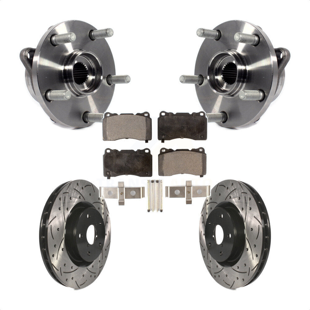 Transit Auto KBB-102936 Wheel Bearing and Hub Assembly for 2005-2017 Subaru Impreza, Subaru WRX STI - Front product image